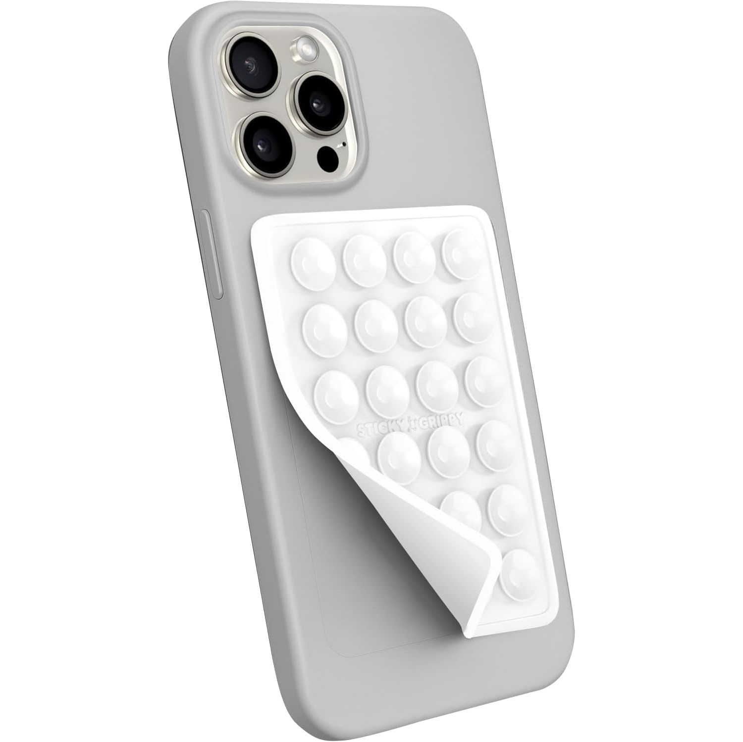 S Suction Phone Case Mount, Silicon Adhesive Phone Accessory for iPhone and Android, Hands-Free Fidget Toy Mirror Shower Phone Holder, Tiktok Videos