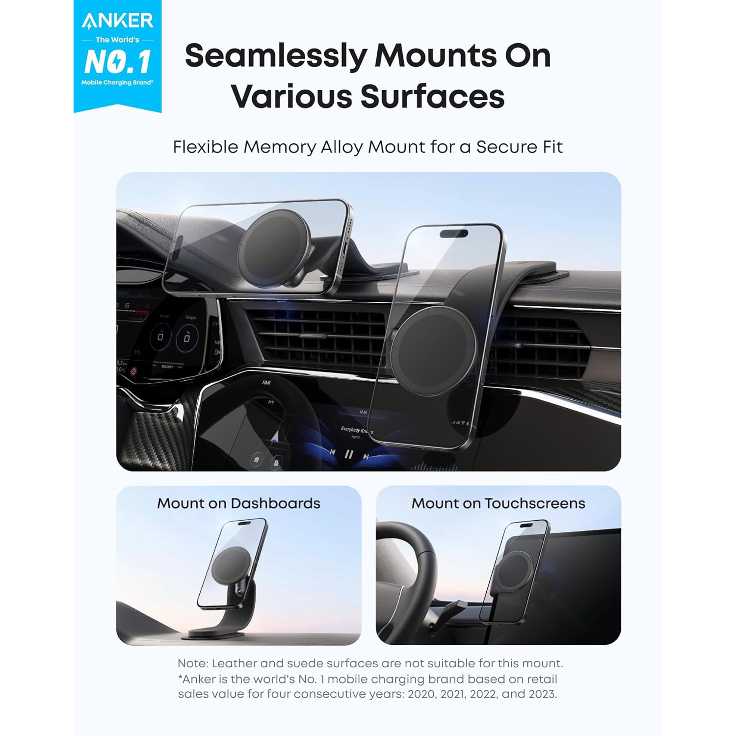 A Magnetic Car Mount for iPhone 16/15, 360° AdjustableCar Phone Holder with Alloy Bracket, Only for iPhone 16/16 Pro/16 Pro Max/16 Plus and More