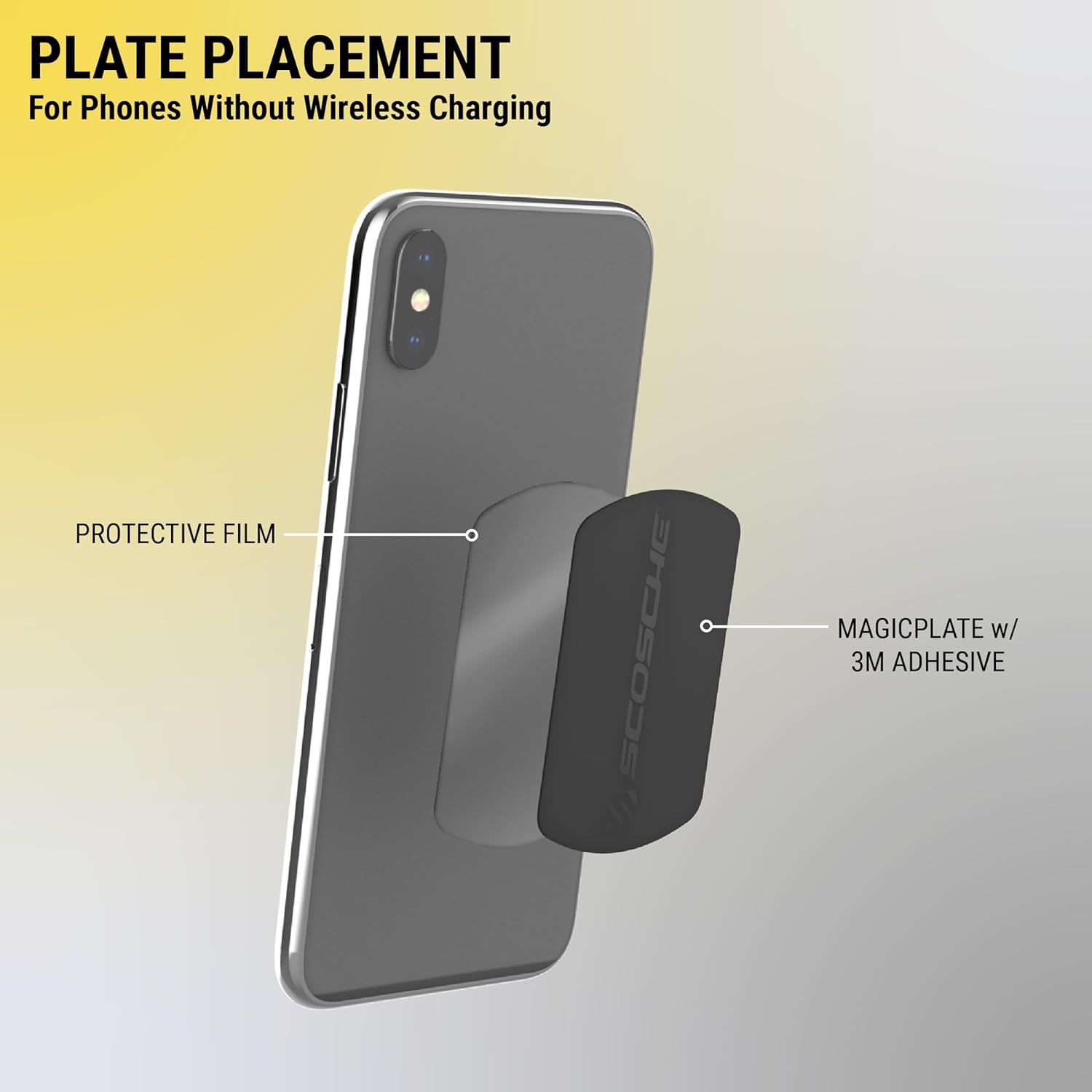 S MagicMount Magnetic Mount Replacement Plate Kit