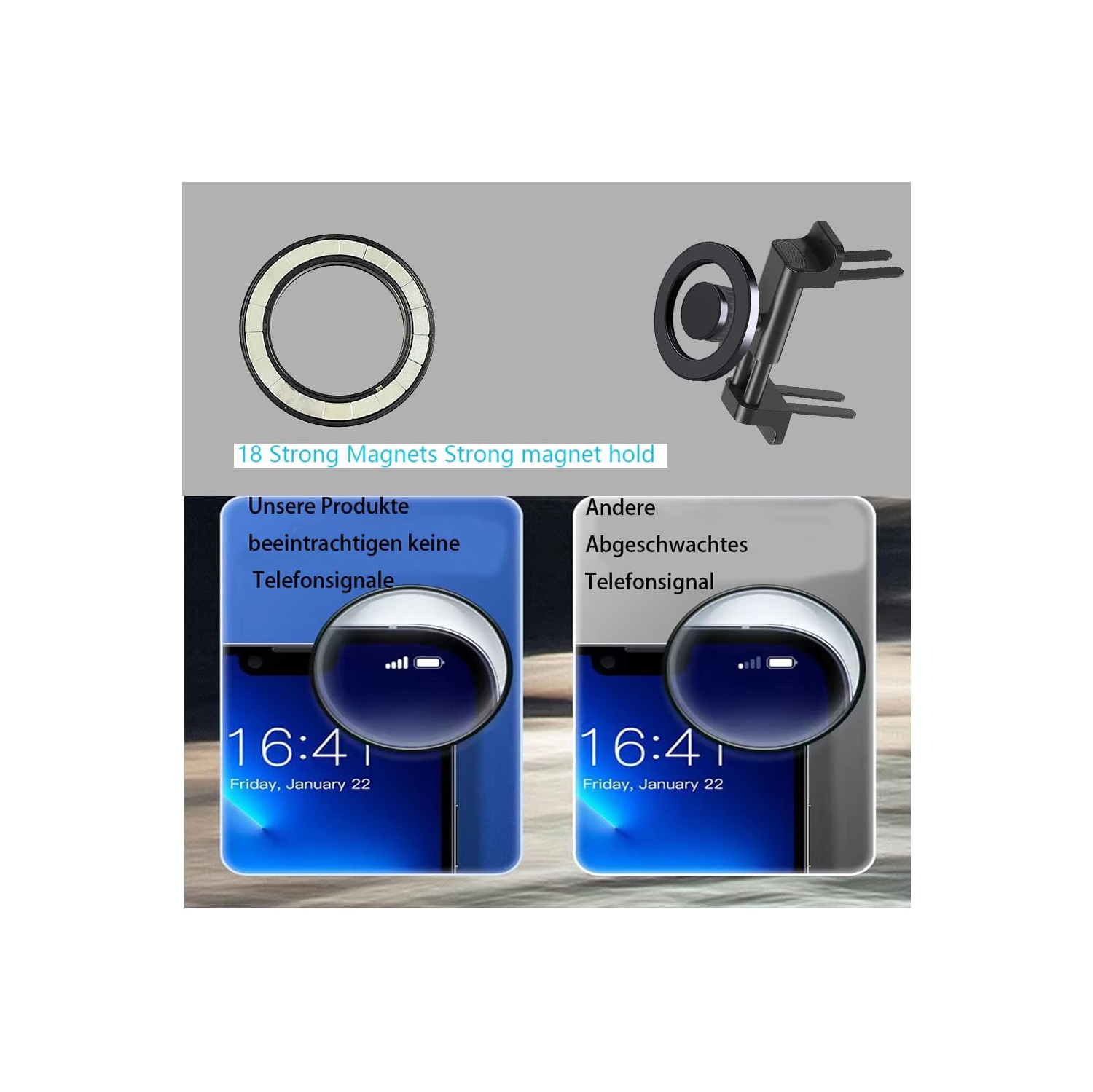 Car Phone Mount for Applicable Mercedes-Benz C-Class, E-Class,S-Class,B-Class,A-Class, GLC/GLE/GLS/GLB/GLA-Class Mobile Phone Holder,Mini