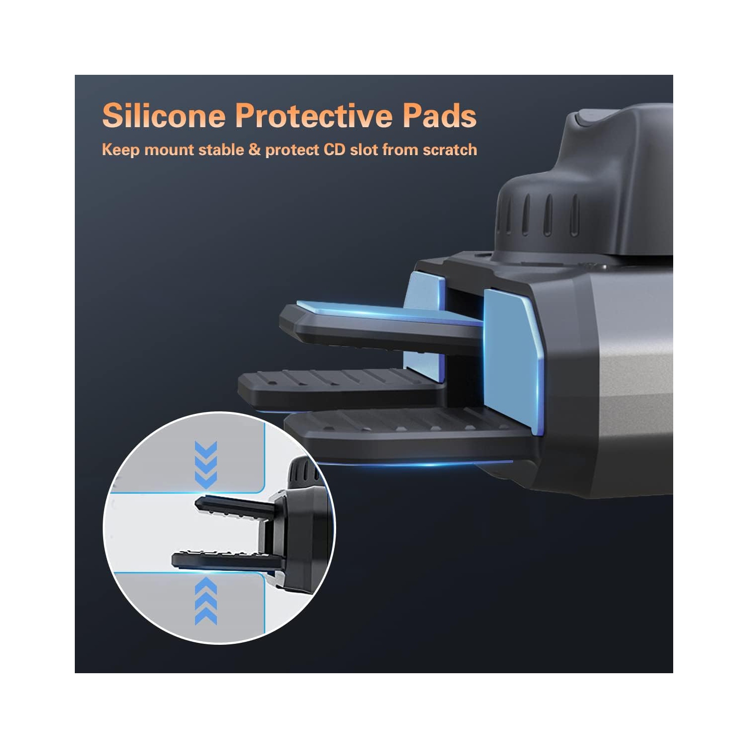 v CD Slot Magnetic Car Mount - Universal 360° Magnetic Holder for Smartphones, Mini Tablets, GPS - Compatible with iPhone 15/14/13/12/11 Pro Max,