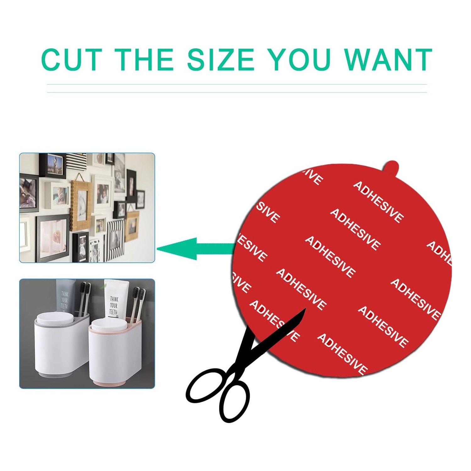 D 8 Pack 3.15(80mm) Very High Bond Sticky Adhesive Replacement,Circle Double Sided Pads Gule for Dashboard/Windshield Suction Cup Phone Holder Car