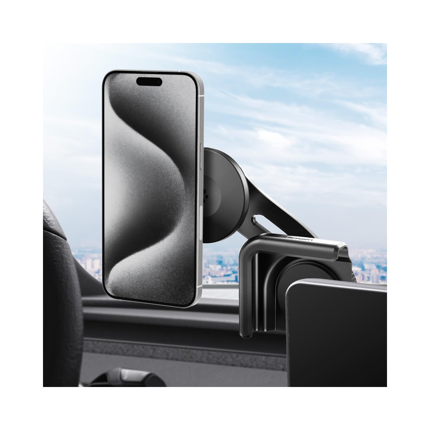 S TapLock Adhesive-Free Magsafe Car Mount Designed for New Tesla Model Y 2025 Refresh (Screen Mount) and Tesla Model 3/Y/S/X/Cybertruck Compatible