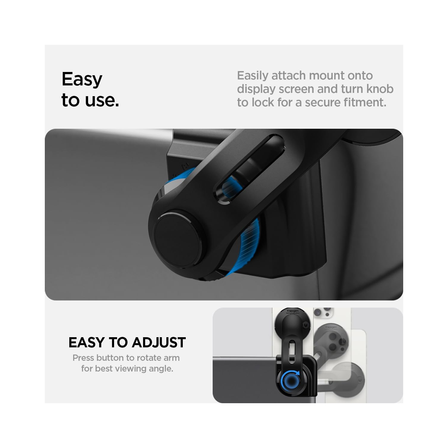 S TapLock Adhesive-Free Magsafe Car Mount Designed for New Tesla Model Y 2025 Refresh (Screen Mount) and Tesla Model 3/Y/S/X/Cybertruck Compatible