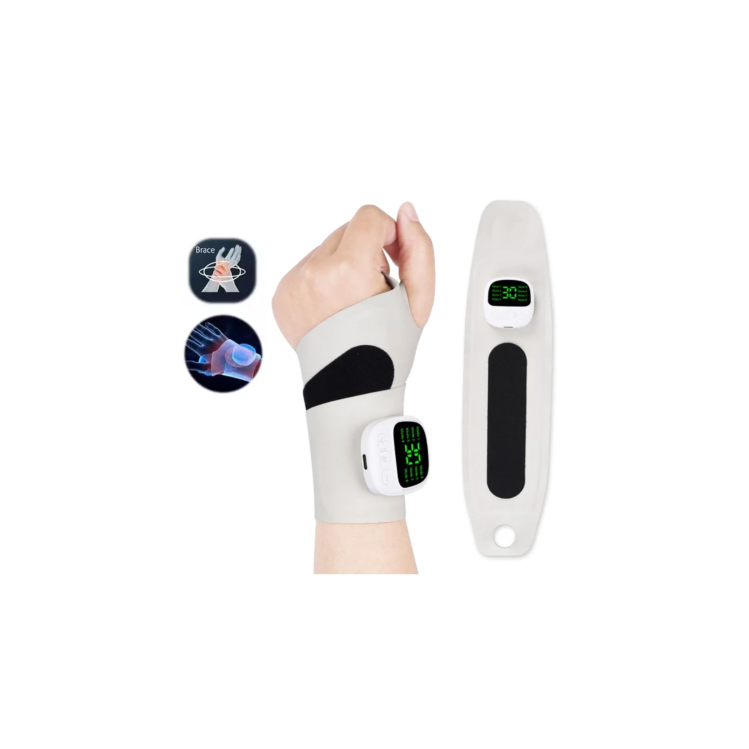 Protège-poignet sans fil Protection sport Appareil de massage USB perméable à l'air Support pour les mains Support pour bracelet Support pour