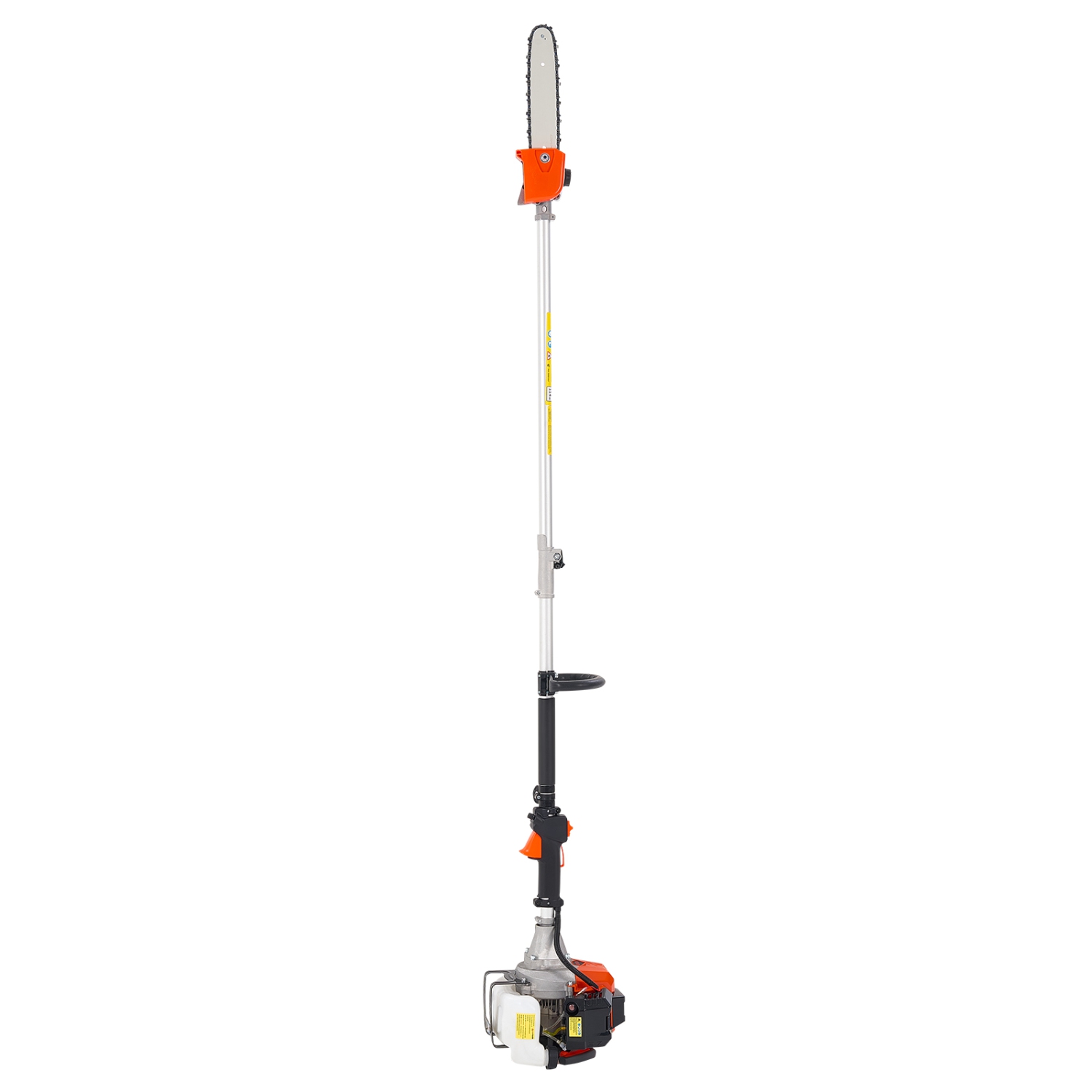 VEVOR 43CC Gas Pole Saw, 2 Stroke Gas Powered Pole Saws with 10 in Cutting Bar, Cordless Tree Trimmer with 30 fl.oz Fuel Tank, 6.8 to 11.7 ft
