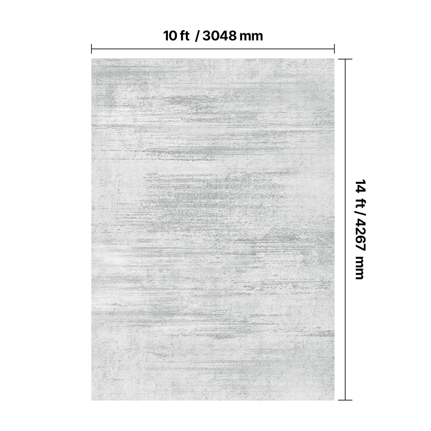 VEVOR 10 x 14 ft Area Rug, Large Washable Rug, Non-Slip and Tear-Resistant Soft Carpet, Pet & Child Friendly Modern Area Rugs, Indoor Mat for