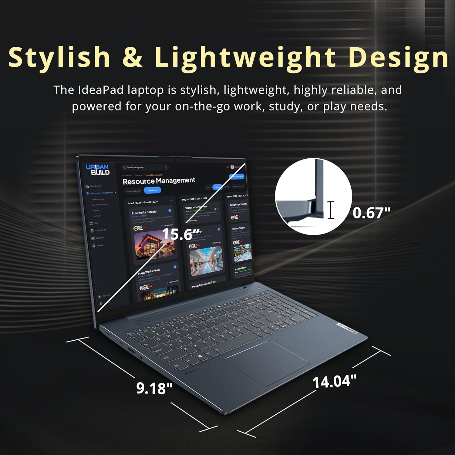 Lenovo IdeaPad 5 15.6 FHD Laptop, AMD Ryzen 7 5825U, 2TB Storage(1TB SSD + 1TB Docking Station Set),8GB DDR4 RAM, AMD Radeon Graphics, Backlit