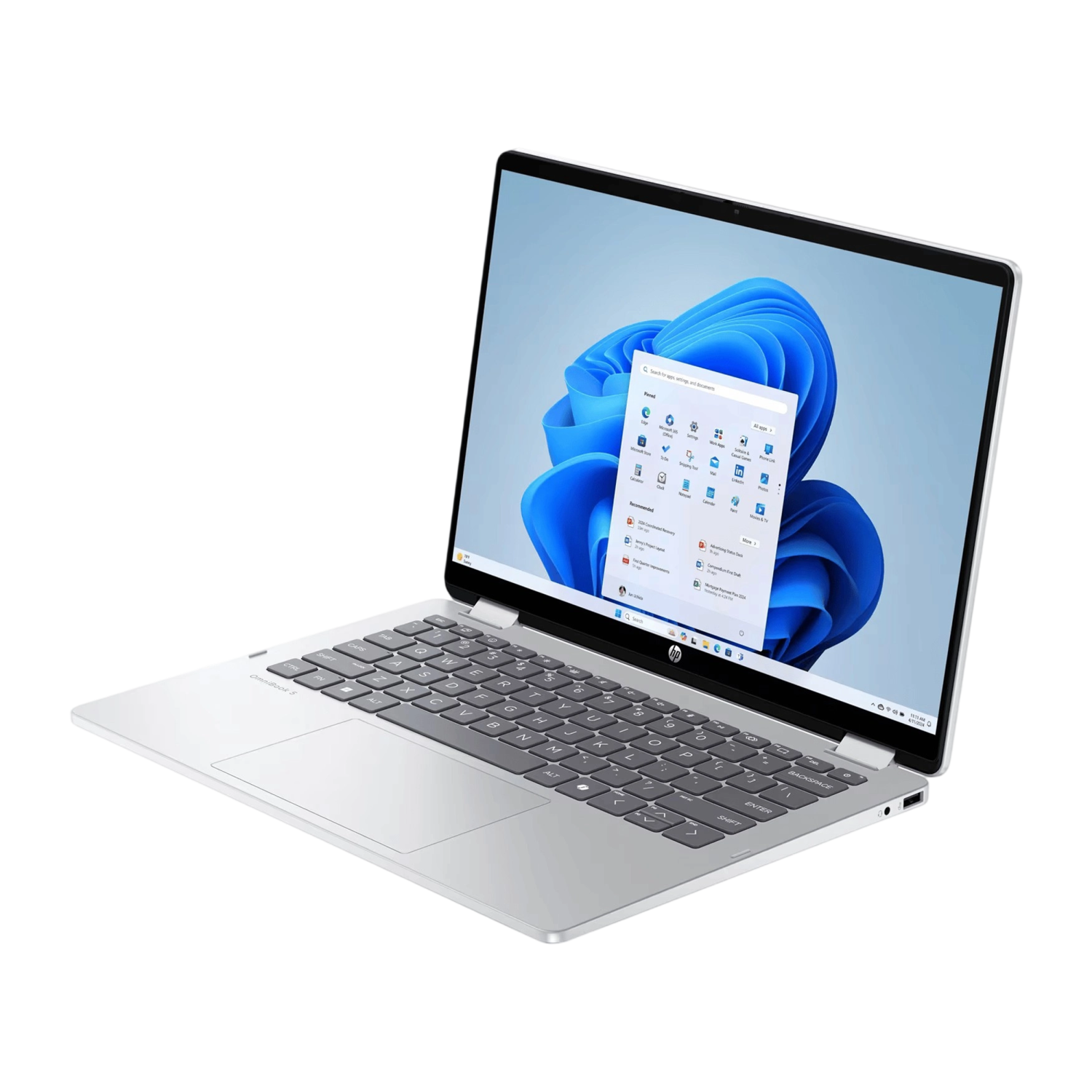 Portable tactile 2K 2-en-1 14&nbsp;po OmniBook 5 Flip HP - Argenté