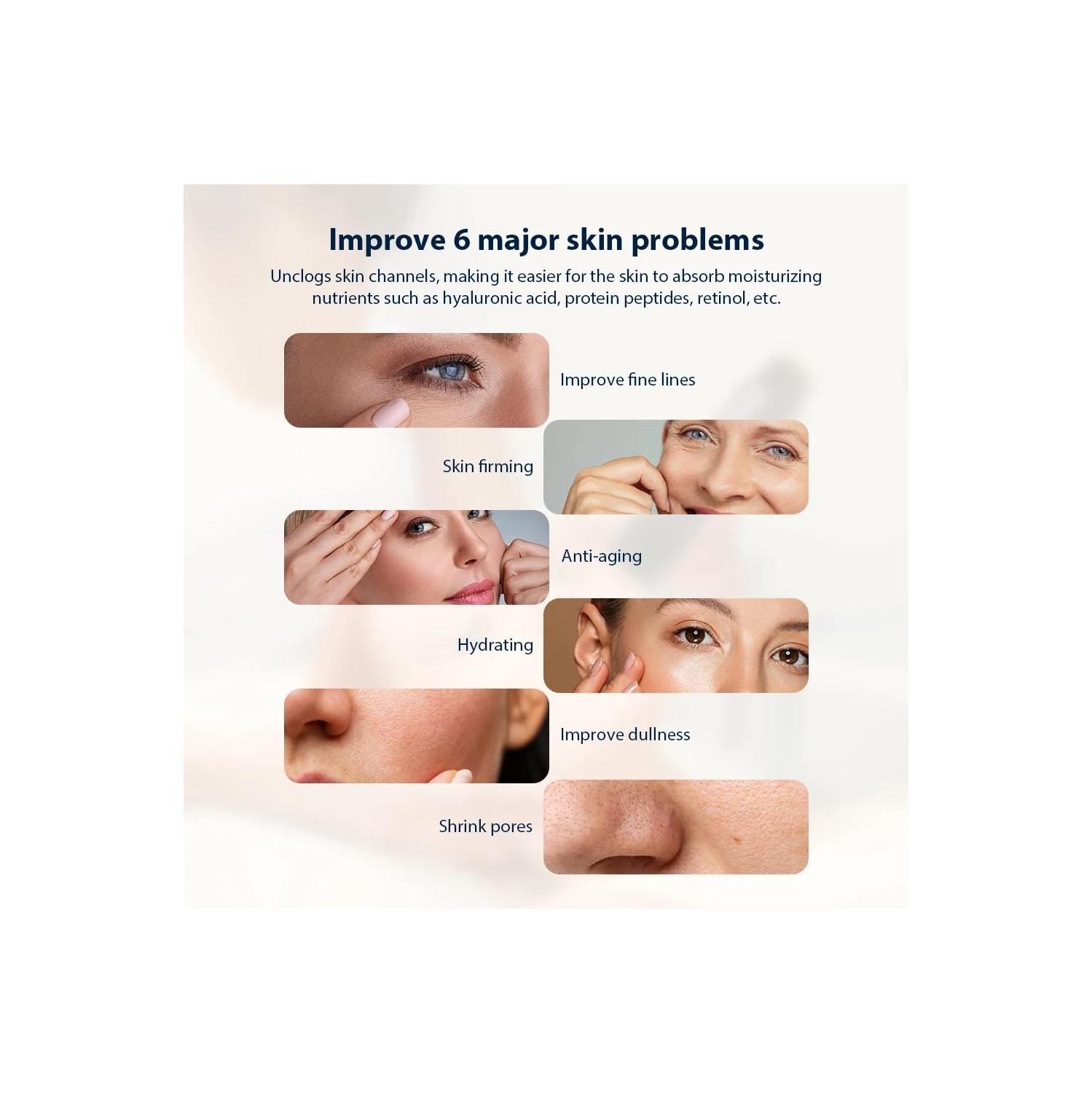 Wireless Beauty Bubble Pen Face & Neck Massager,Oxygen Bubble Pen for Facial Spa,Handheld Skin Care Tool for Deep Facial Cleansing Firming Lifting