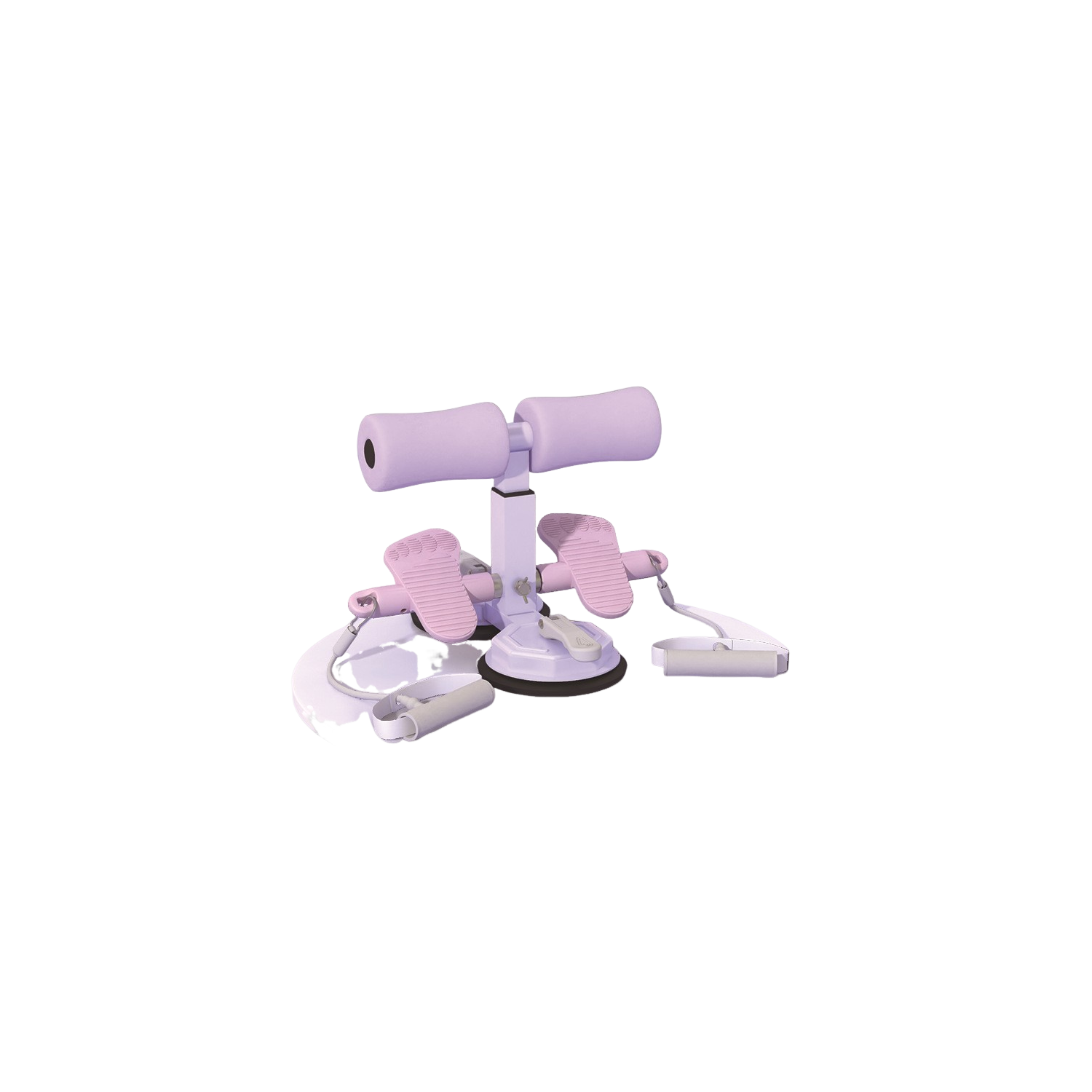 Home Abdominal Exercise Equipment, Sit-Up Assist, Suction Cup Abdominal Exercise Equipment, Fitness and Plasticity, Safety Protection - Purple