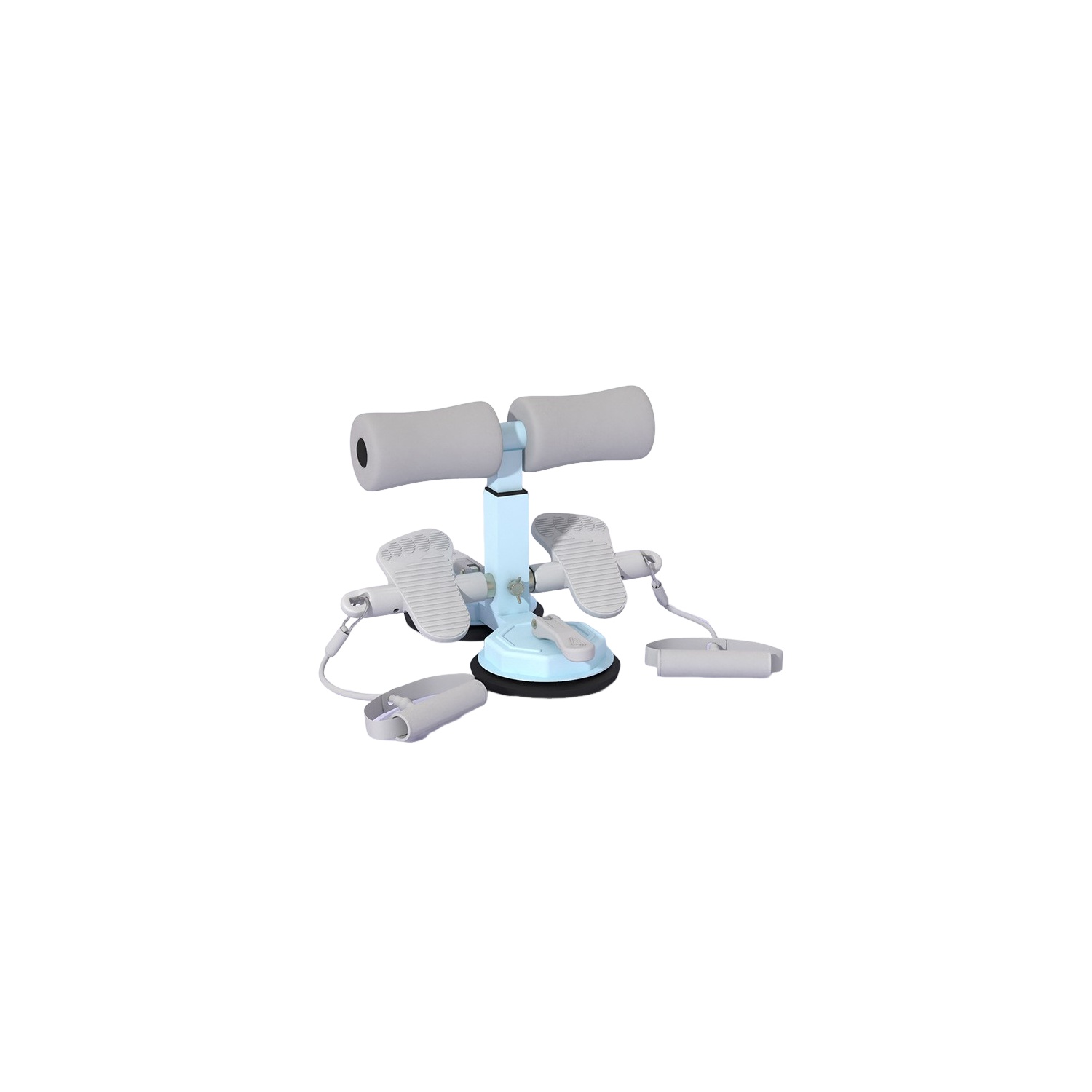 Home Abdominal Exercise Equipment, Sit-Up Assist, Suction Cup Abdominal Exercise Equipment, Fitness and Plasticity, Safety Protection - Blue
