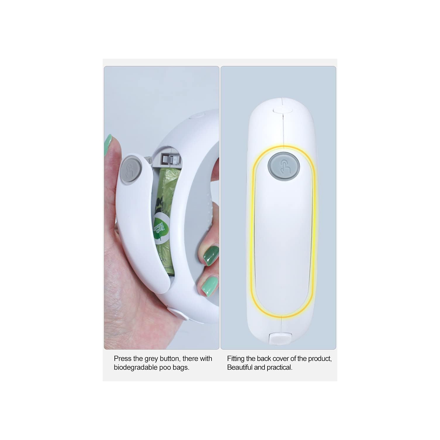 Multifunctional Automatic Retractable Dog Leash - 3M, LED Light, Poop Bag Holder, Non-Slip Handle, USB Rechargeable, 360° Tangle-Free Design,