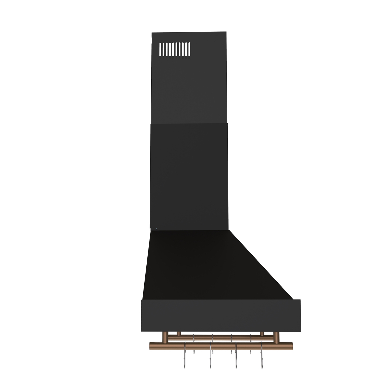 Hotte murale de 36&nbsp;po Venezia de Forno, noir, avec commandes tactiles et filtres déflecteurs