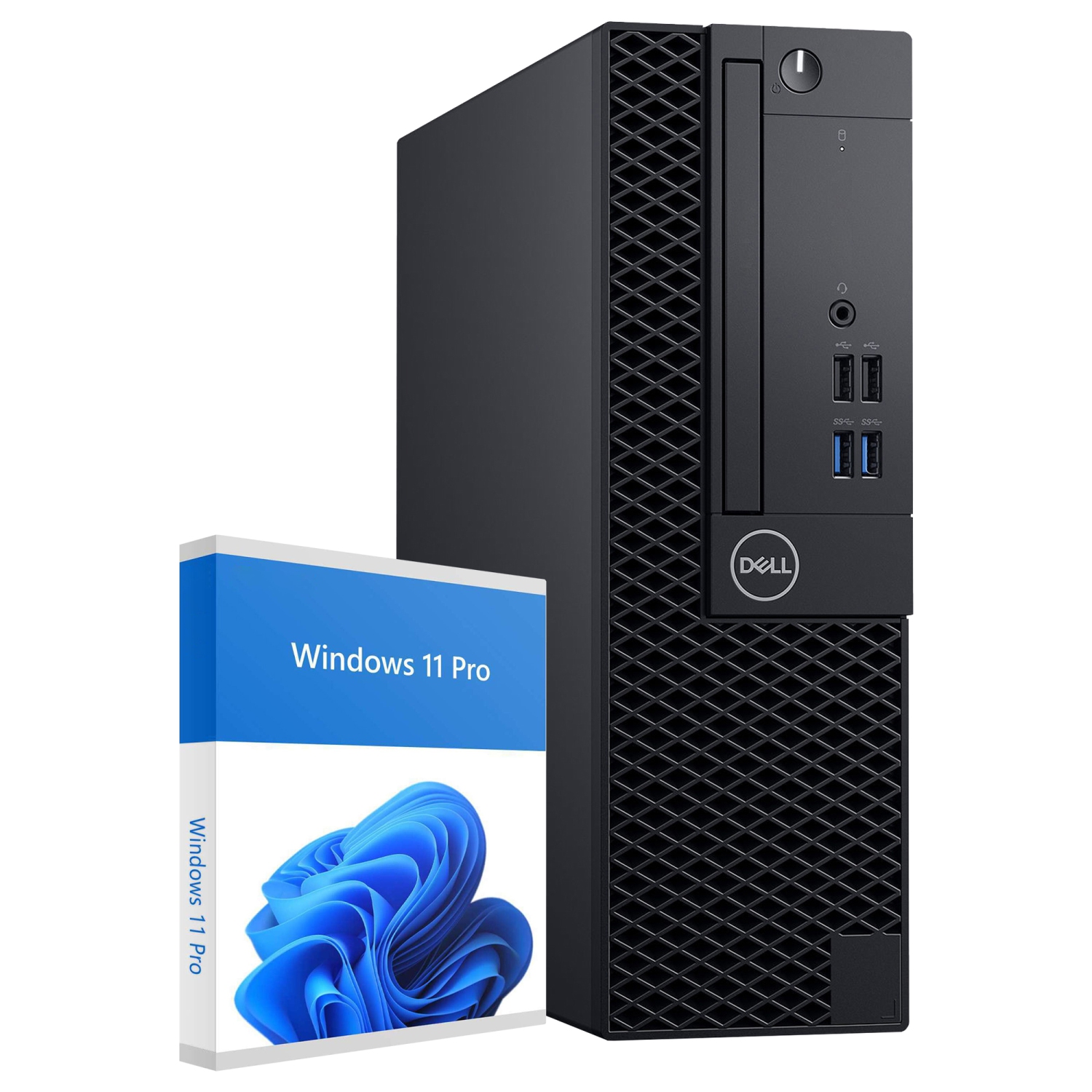 Refurbished - Dell OptiPlex 3070 SFF Windows 11 Pro Desktop Computer - Intel Hexa Core I5-8500 CPU | 16GB DDR4 RAM | 512GB NVMe SSD | Free WiFi &