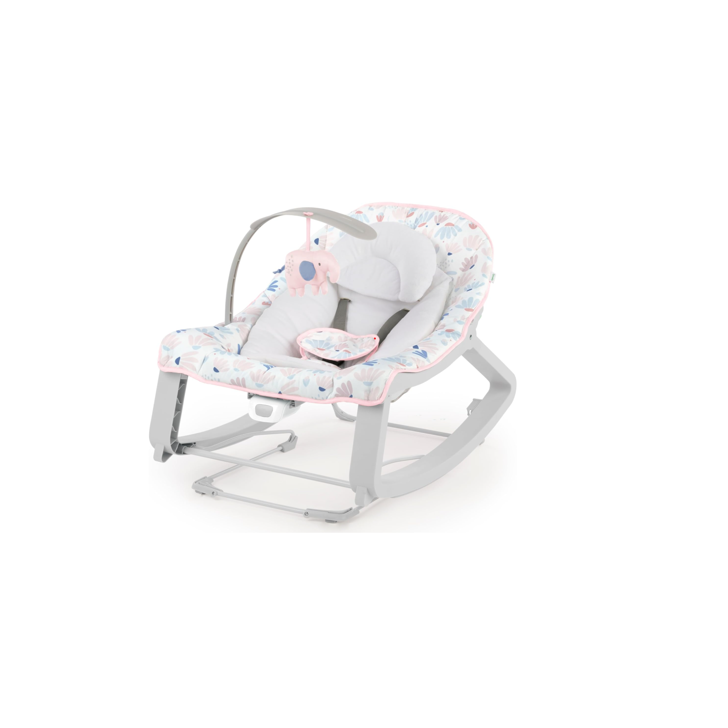 Ingenuity Keep Cozy 3-in-1 Grow with Me Vibrating Baby Bouncer Seat & Infant to Toddler Rocker, Vibrations & Toy Bar, 0-30 Months Up to 40 lbs