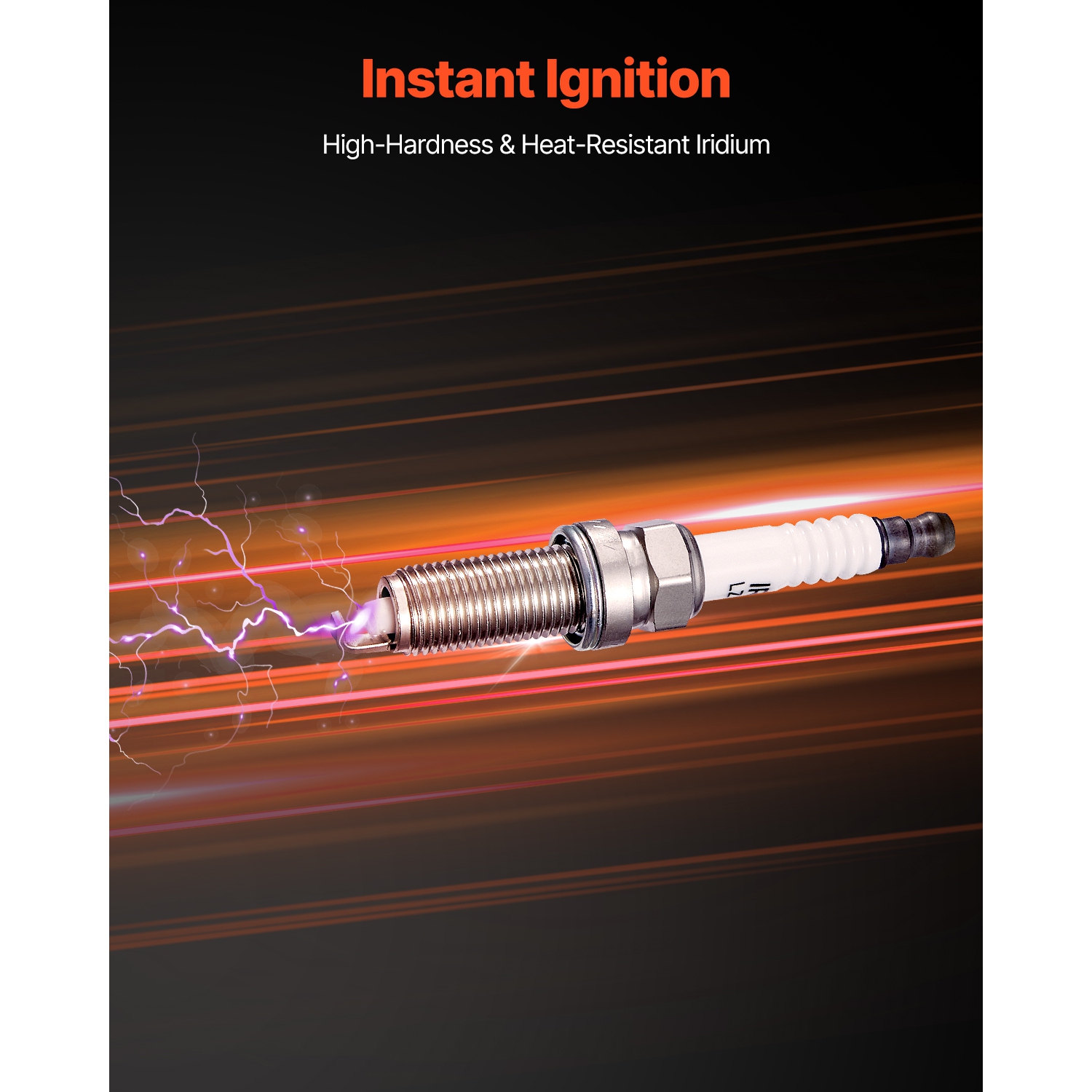 Ensemble de bobines d'allumage et bougies VEVOR 4 Set, compatible avec Nissan Altima Versa Sentra Cube Rogue NV200 2,5&nbsp;L 1,6&nbsp;L 2,0&nbsp;L