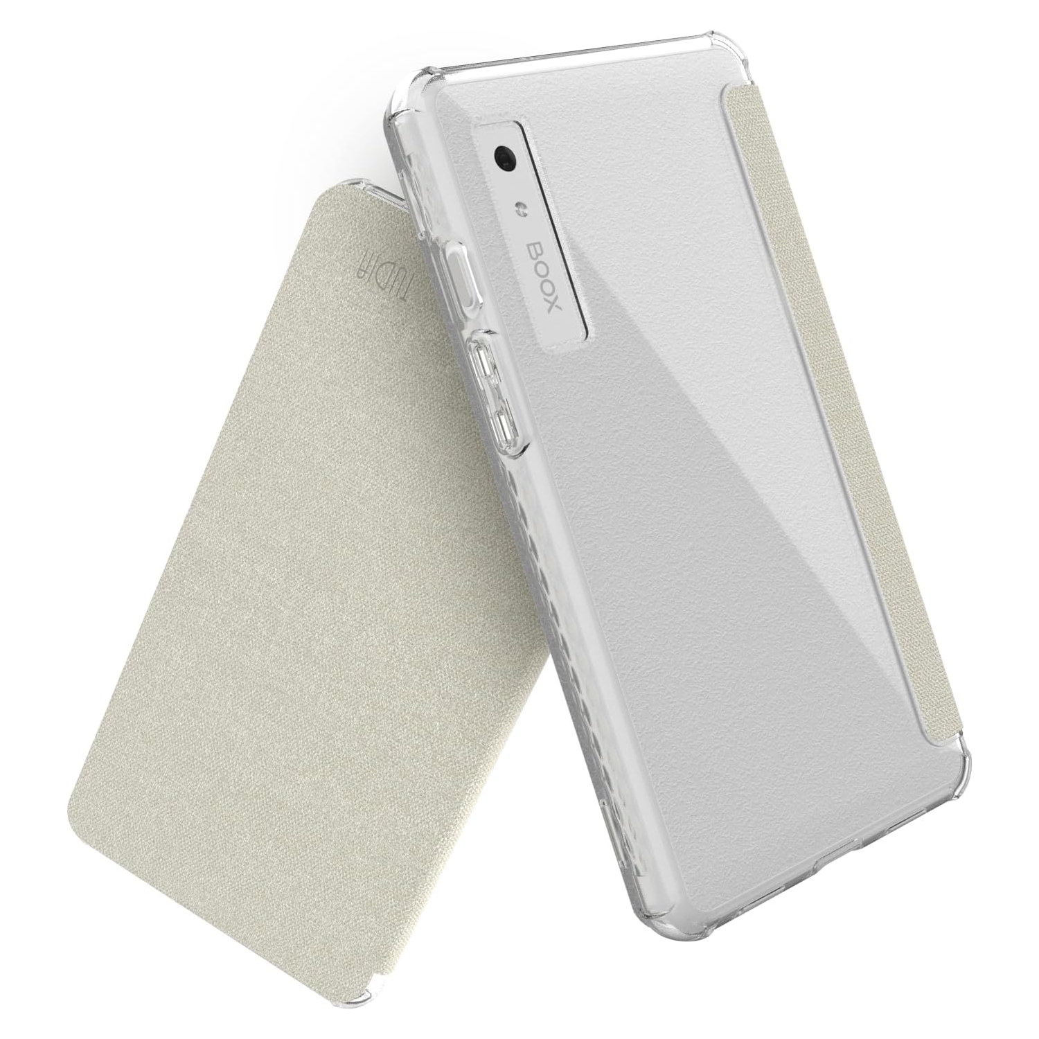 TUDIA SKN FLIP for Onyx Boox Palma 2 Case - Clear Beige