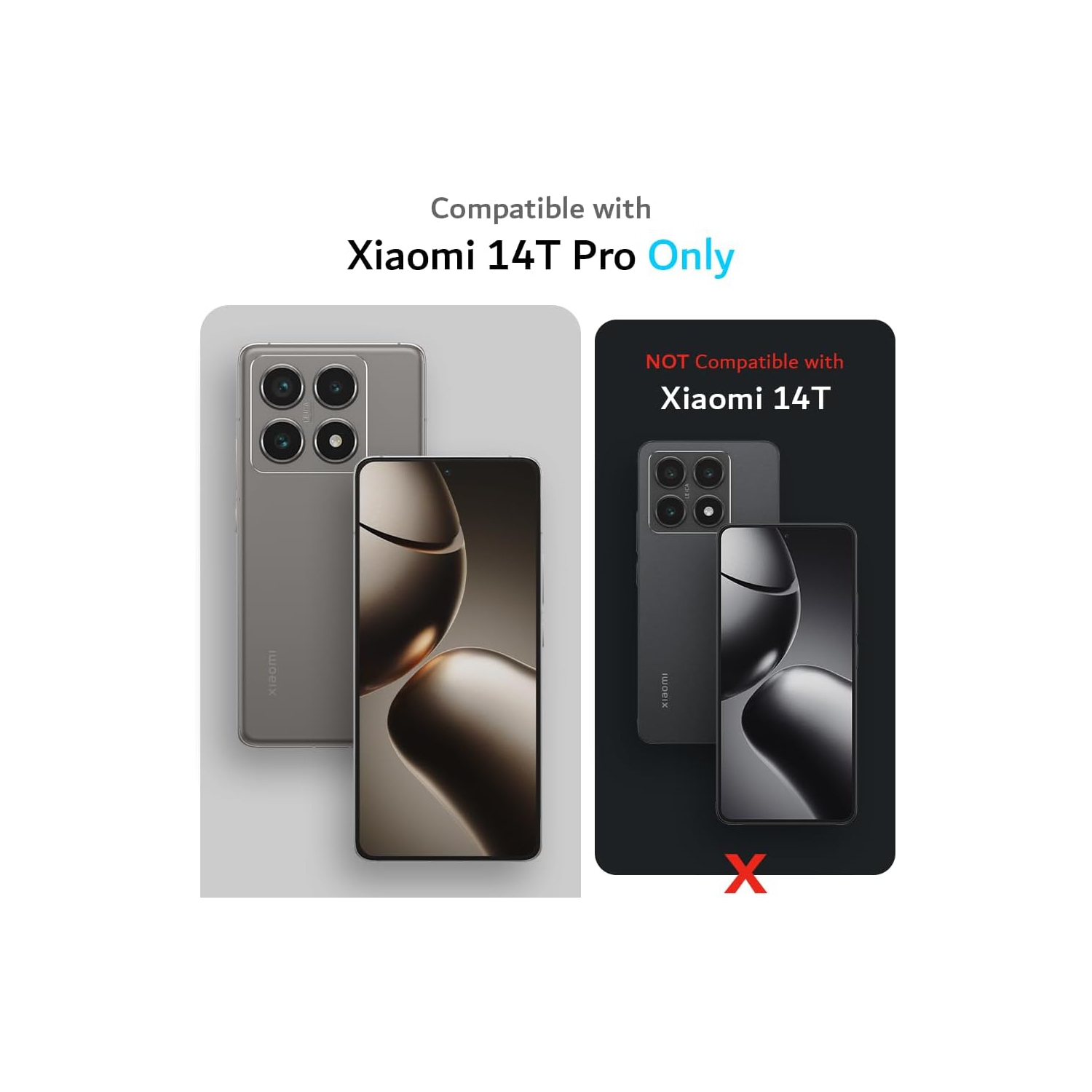 TUDIA MergeGrip for Xiaomi 14T Pro 5G Case 2024 Magsafe Compatible - Green Lily