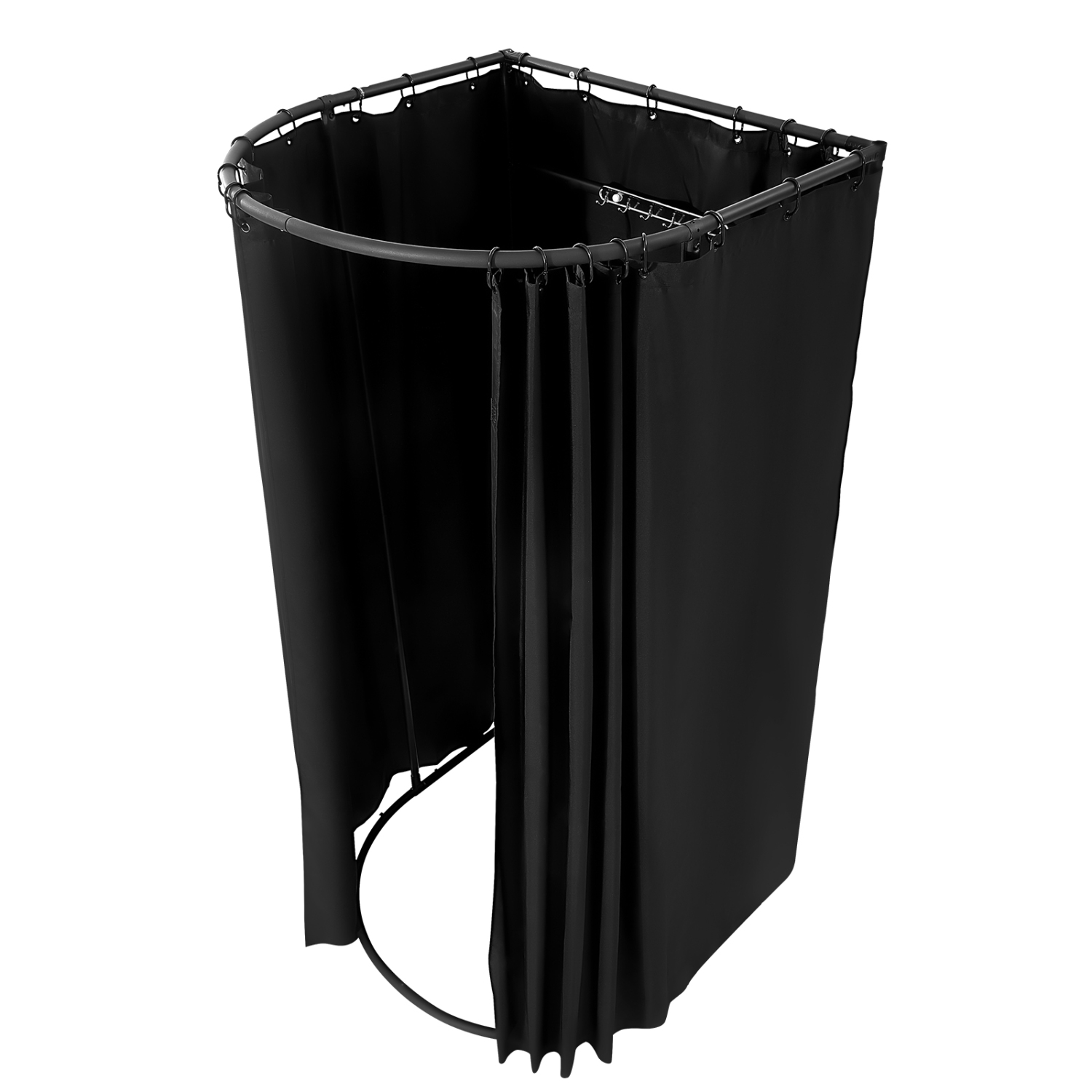 VEVOR 39 x 37 x 79 in Fitting Room, Portable Dressing Room with Thick Polyester Curtains, Privacy Space with Shading Curtain and a Hook, for