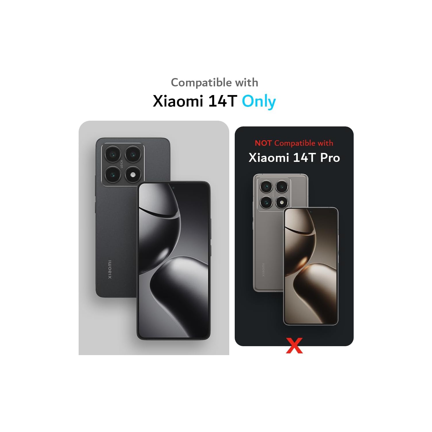 TUDIA MergeGrip for Xiaomi 14T 5G Case 2024 Military Grade Cover - Green Lily