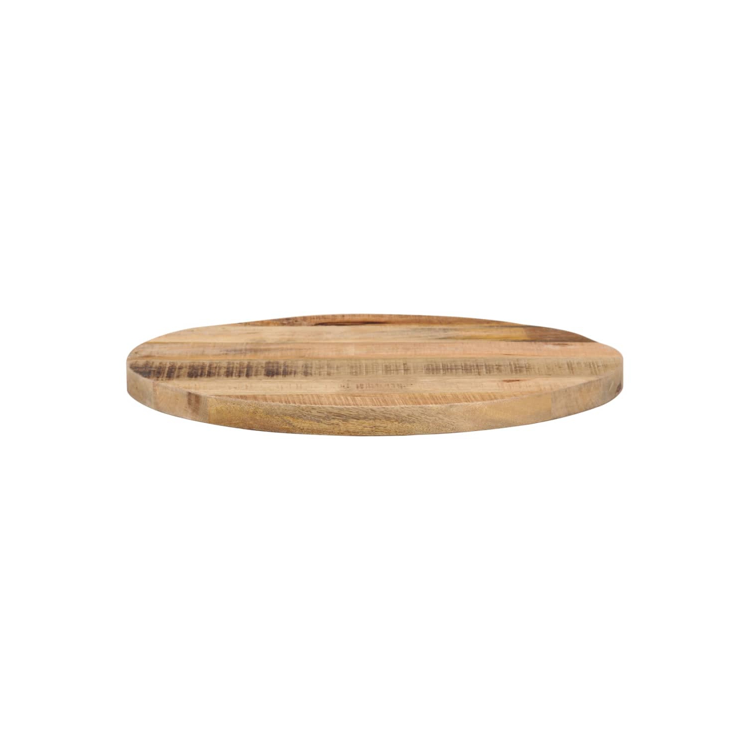 vidaXL Table Top Ø 60x2.5 cm Round Solid Wood Rough Mango
