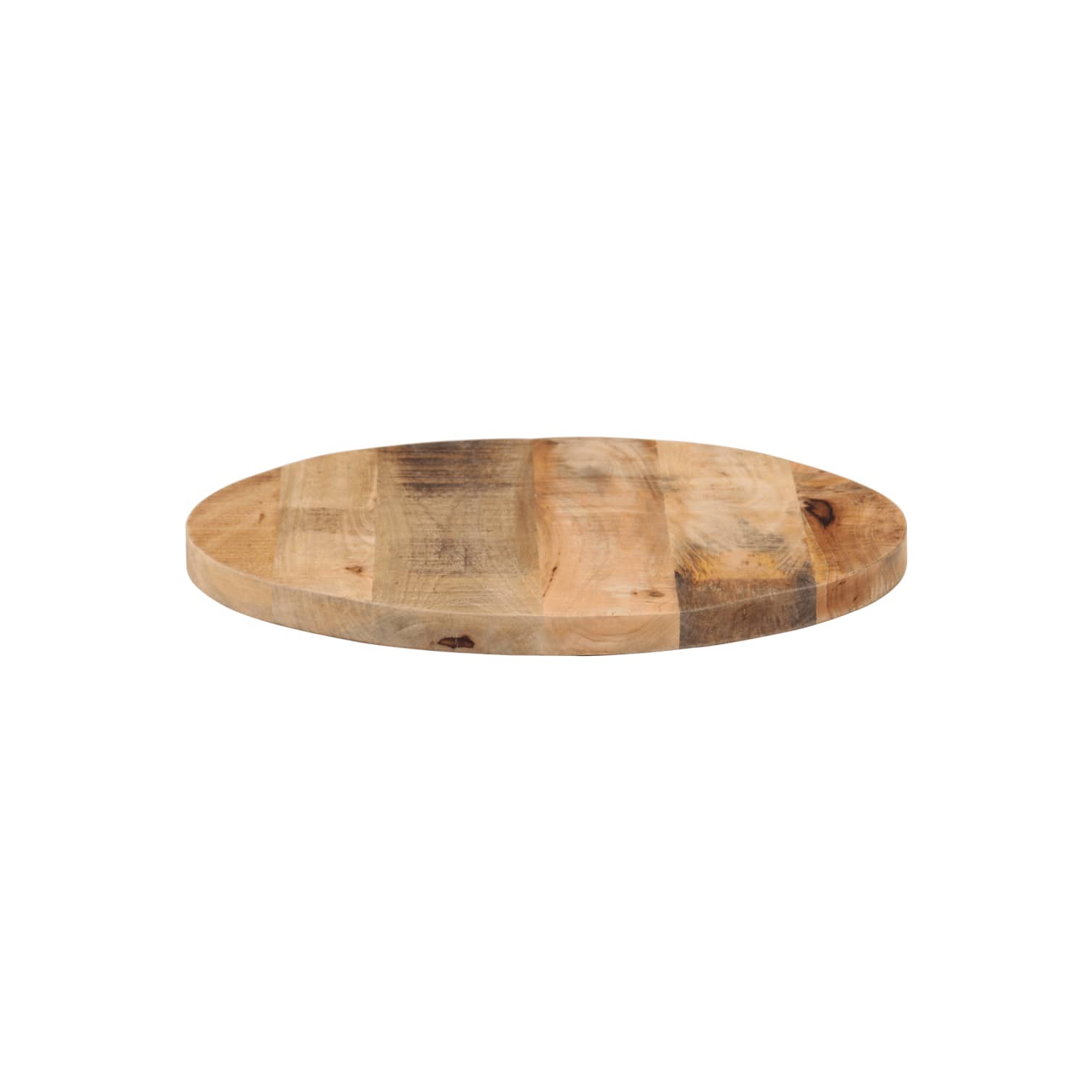 vidaXL Table Top Ø 60x2.5 cm Round Solid Wood Rough Mango