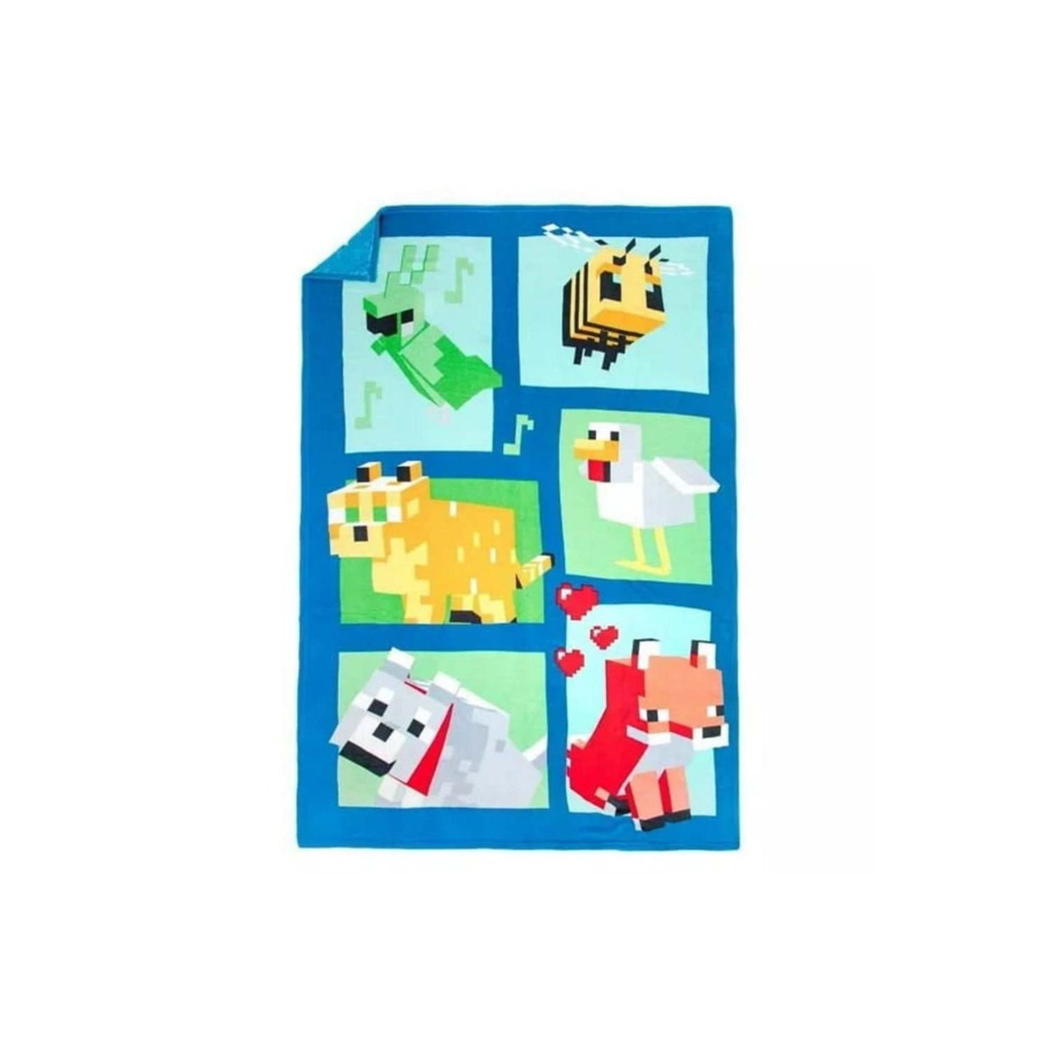 Minecraft Beautiful Day Fleece Super Soft Blanket(62" x 90") for kids