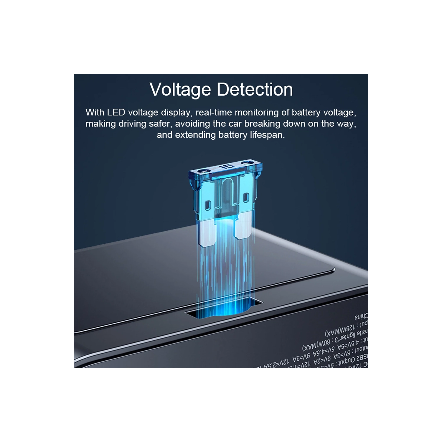 3-in-1 Car Cigarette Lighter with USB 3.0 and PD Ports, 128W 12–24V Power Splitter with Voltage Display and Independent Switch