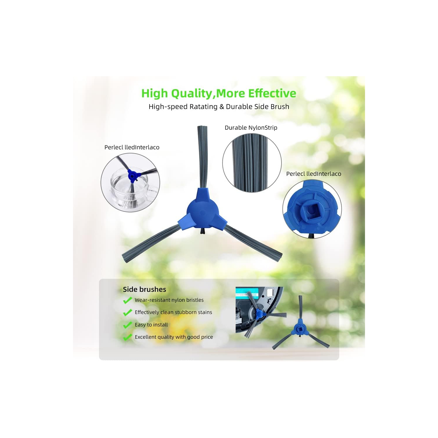 Sweeper Accessories Side Brush Main Brush for eufy 11S RoboVac 30 eufy 30C 15C