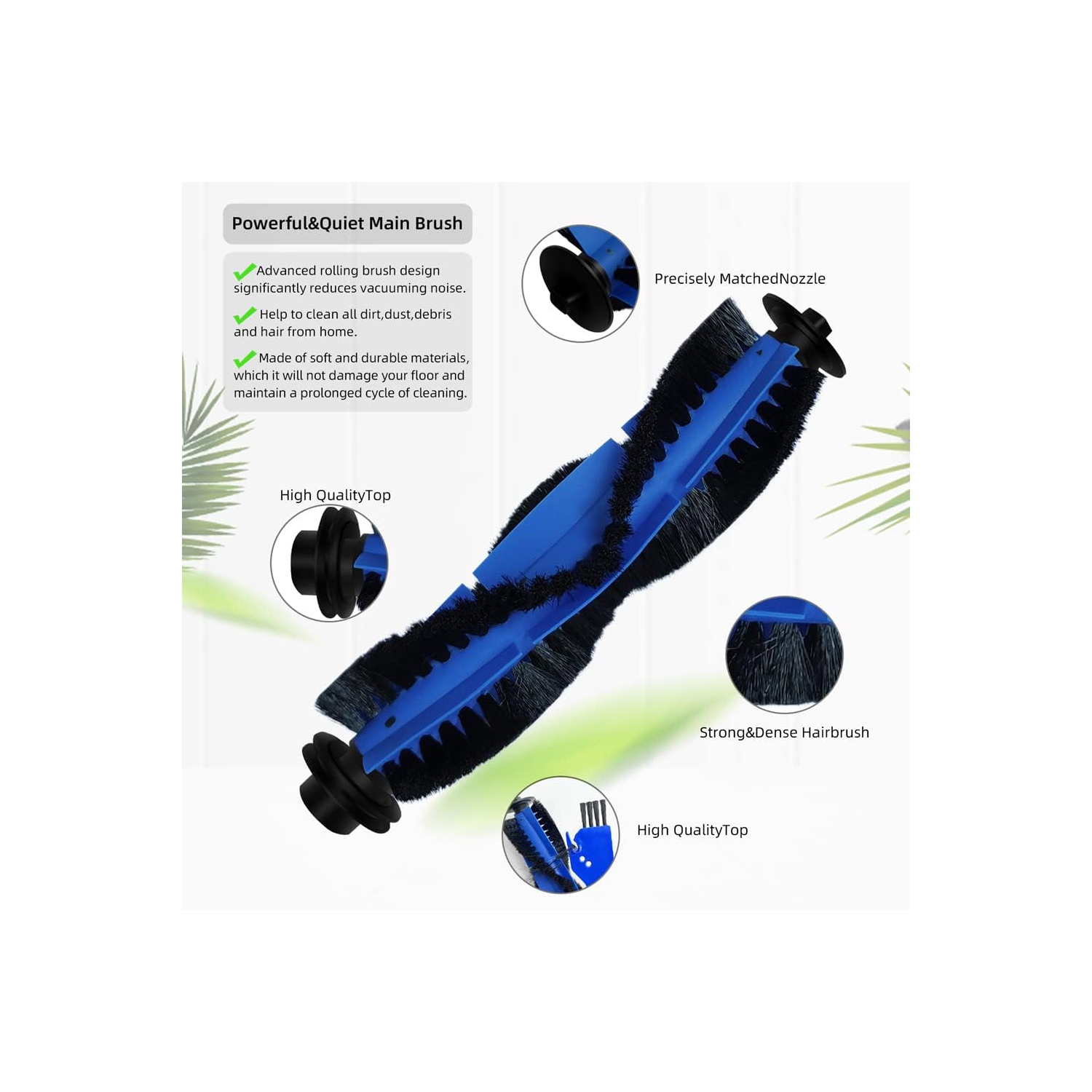 Sweeper Accessories Side Brush Main Brush for eufy 11S RoboVac 30 eufy 30C 15C