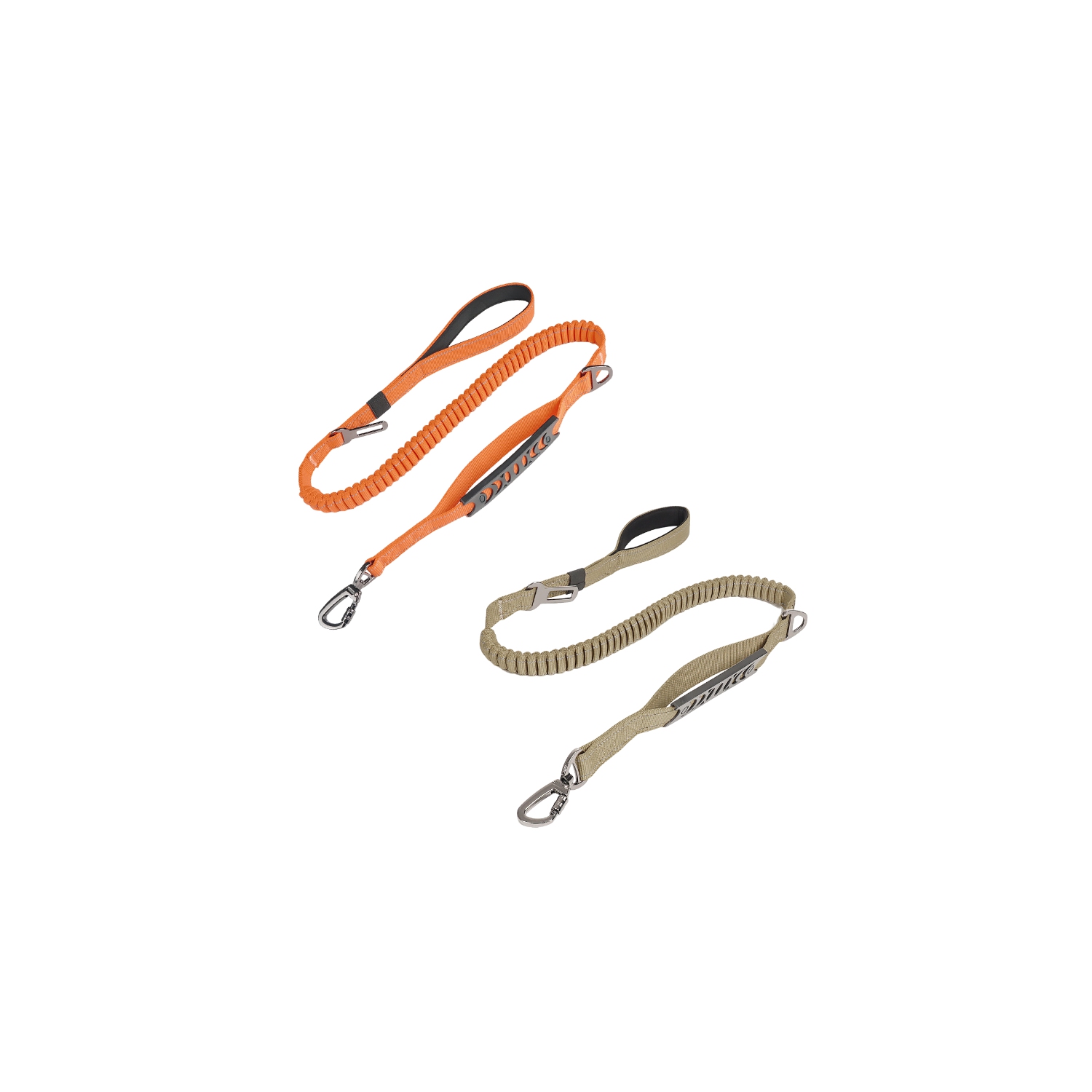 Pet Leash-Elastic Shock Absorption, Reflective Padded Handle, Comes with Car Seat Belt Clip, Adjustable Dog Leash, Suitable for Medium-Sized Dogs and