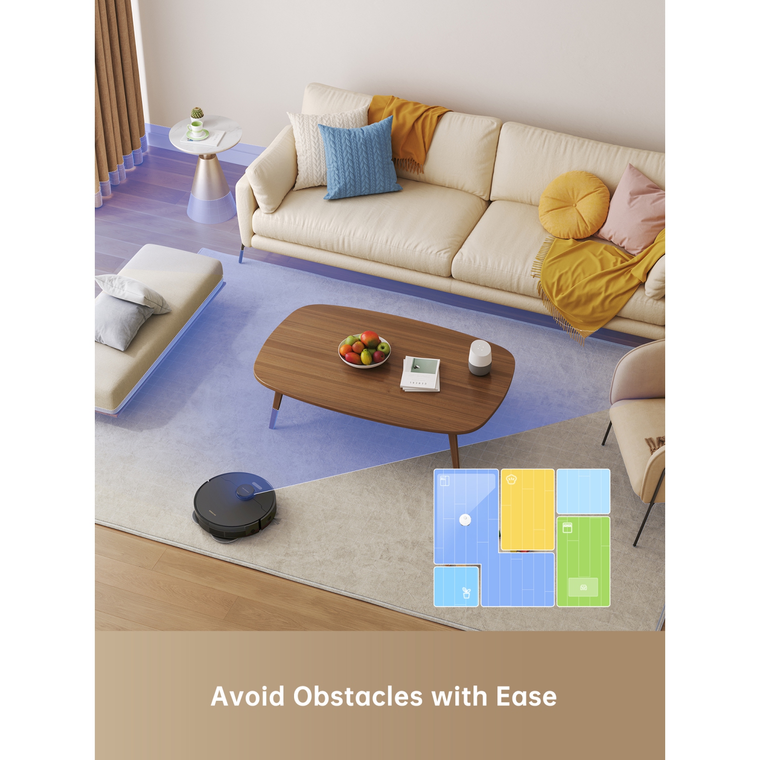 Dreame L10s Pro Gen2 Robot Vacuum and Mop Combo, 7KPa Suction, DuoScrub Mopping,7mm Auto Lifting Mop, Ultrasonic Carpet Detection, All-Rubber Roller