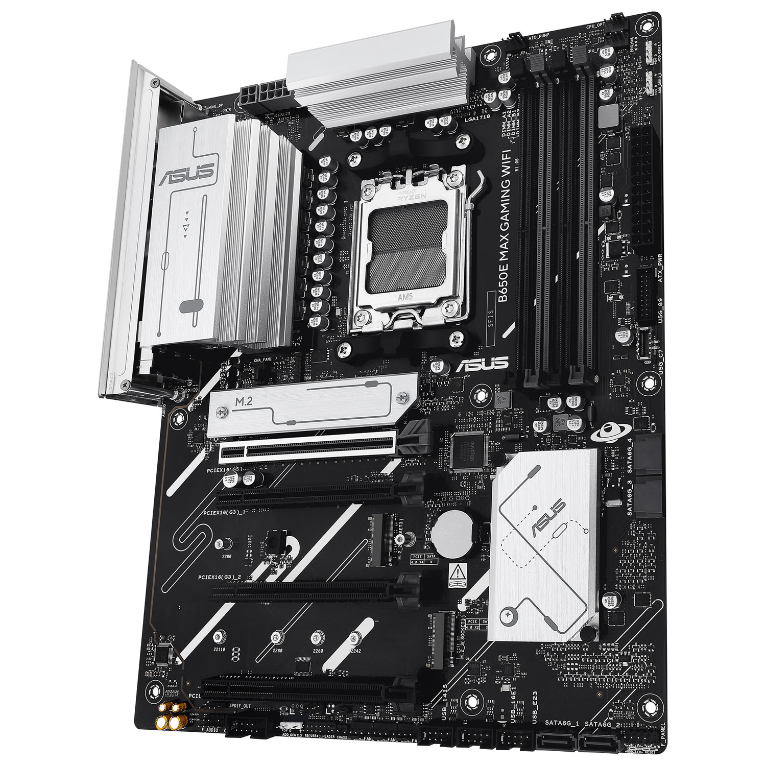 ASUS B650E MAX Gaming Wi-Fi AMD AM5 DDR5 Motherboard for AMD Ryzen 9000/8000/7000 Series CPUs