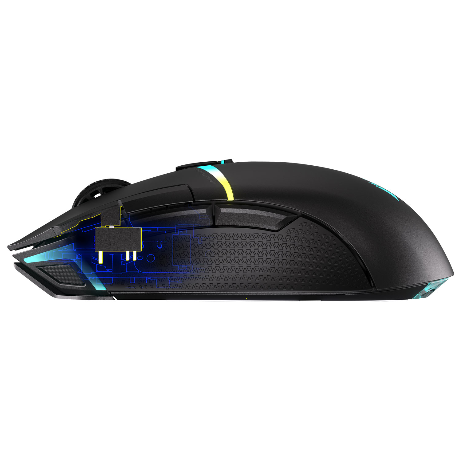 Souris de jeu optique sans fil de 26 000 ppp Nightsabre de Corsair - Noir