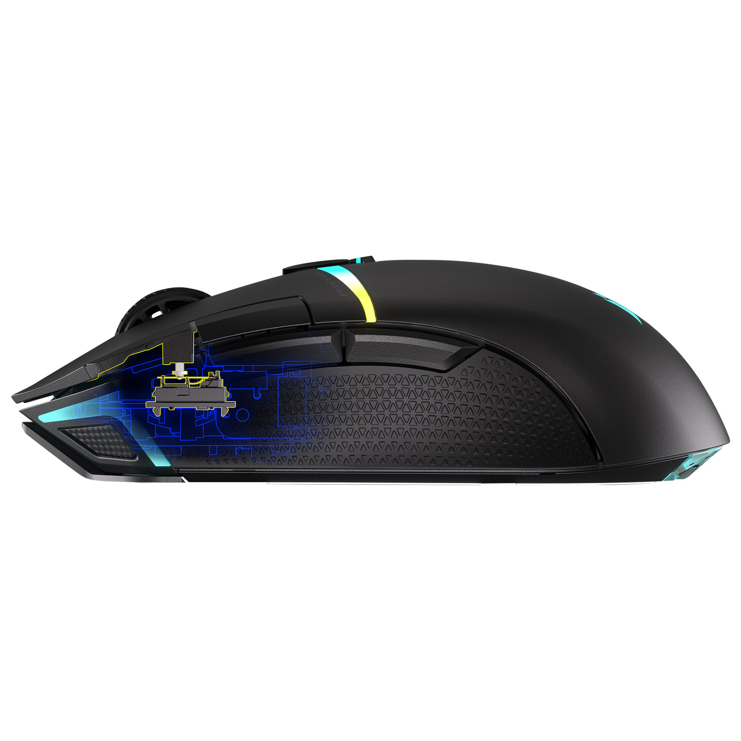 Souris de jeu optique sans fil de 26 000 ppp Nightsabre de Corsair - Noir