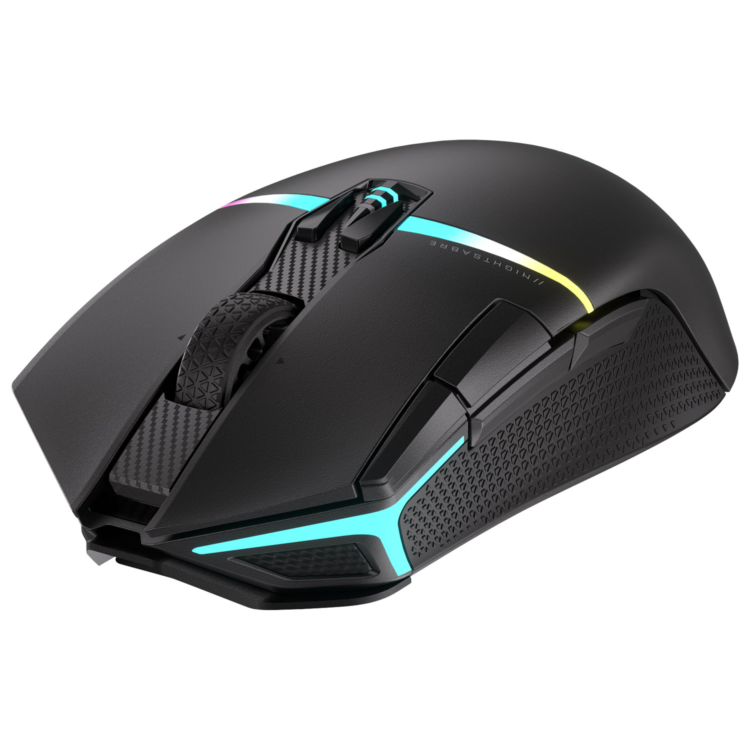 Souris de jeu optique sans fil de 26 000 ppp Nightsabre de Corsair - Noir