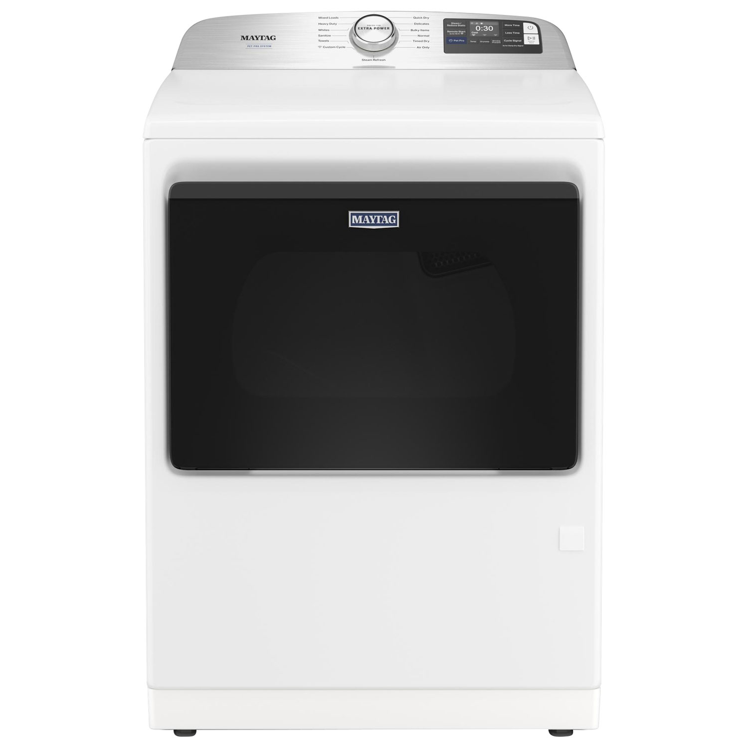 Maytag Pet Pro 7.4 Cu. Ft. Electric Steam Dryer - White