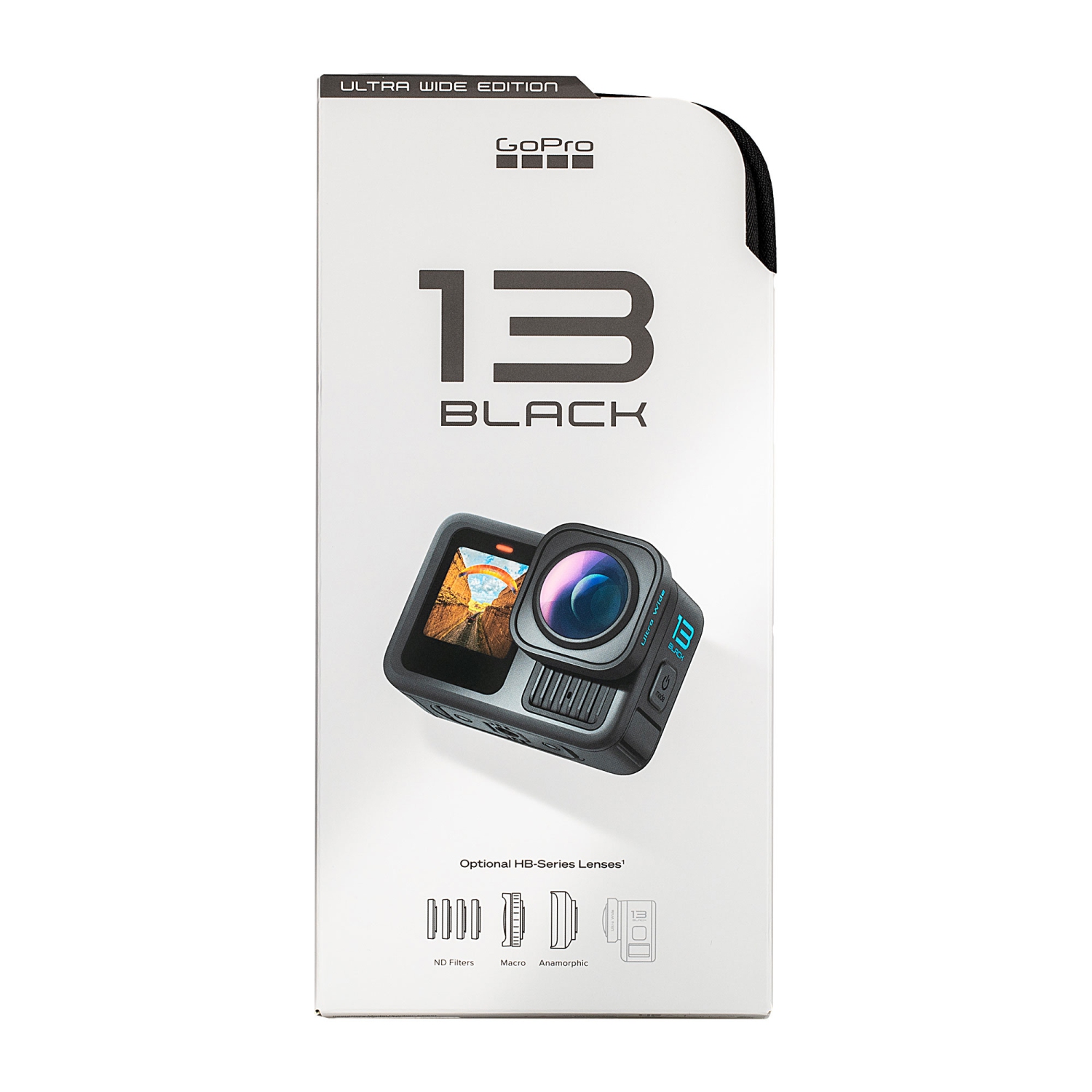 GoPro HERO13 Black Ultra Wide Edition - Waterproof Action Camera with 5.3K60 Video, 27MP Photo, Boosted 177-degree FOV + Compatability with HB-Series