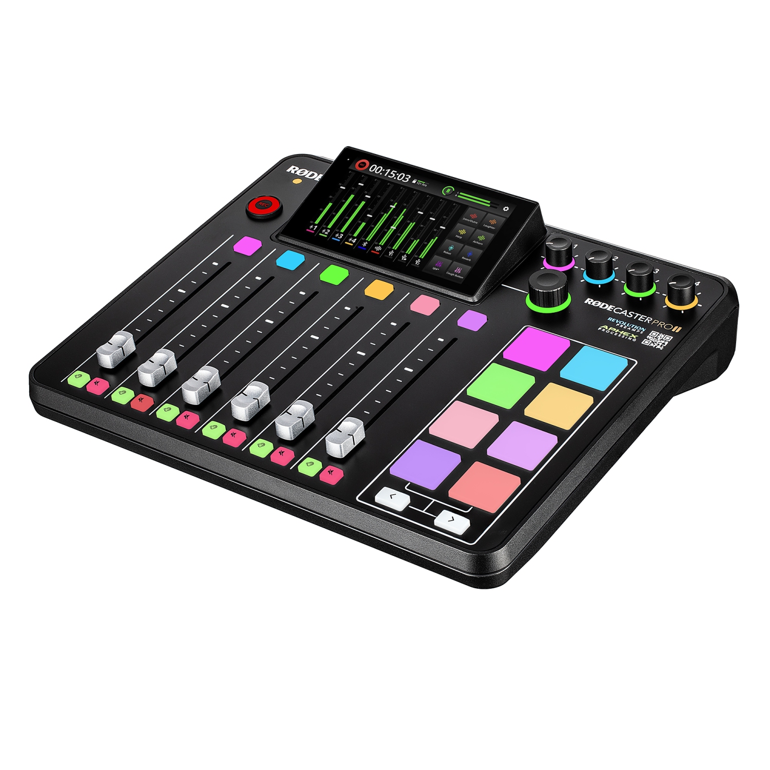 RODE RODECaster Pro II + Headphones + 64GB Micro SD Memory Card + More