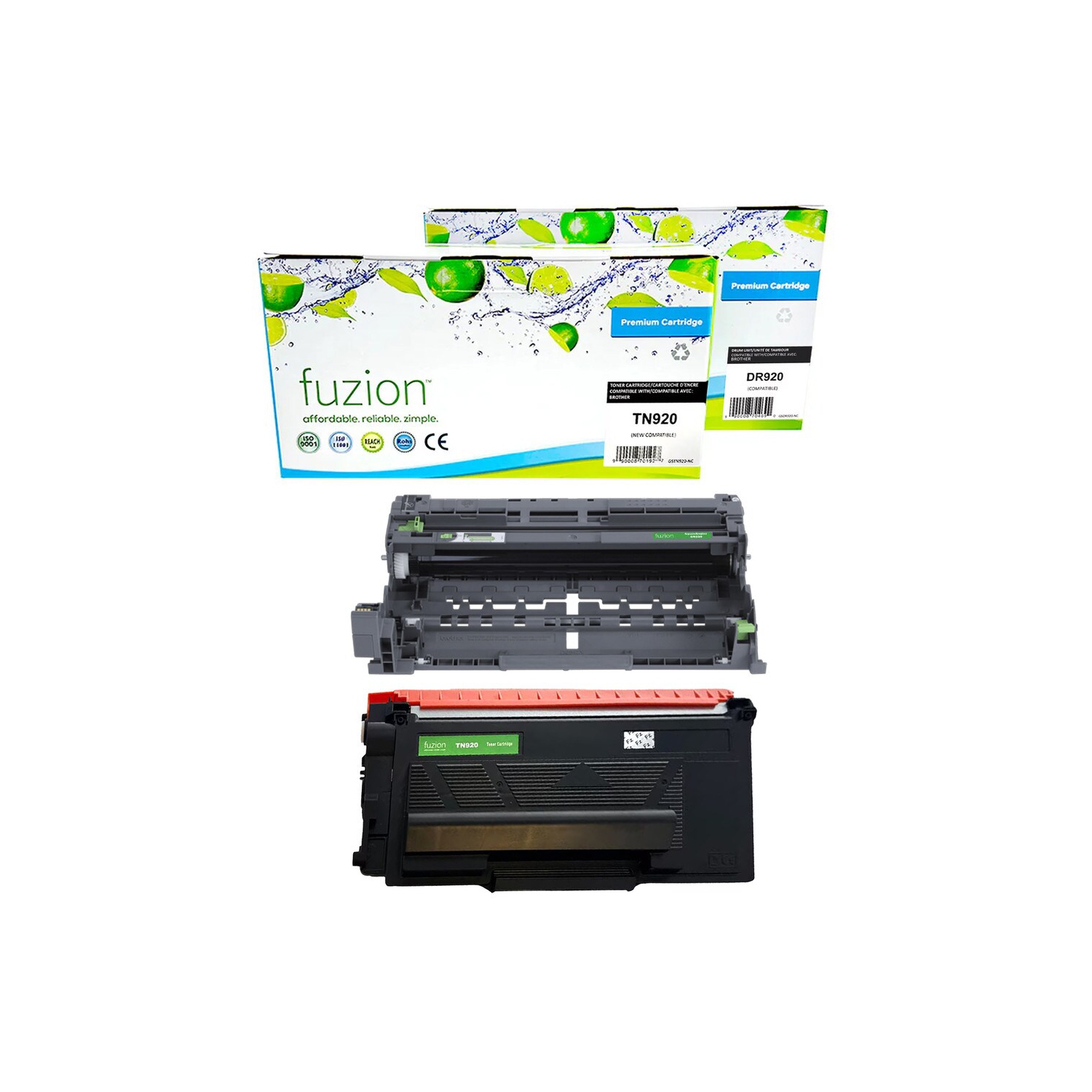 Brother TN920 / DR920 Compatible Toner & Drum Combo-FREE SHIPPING