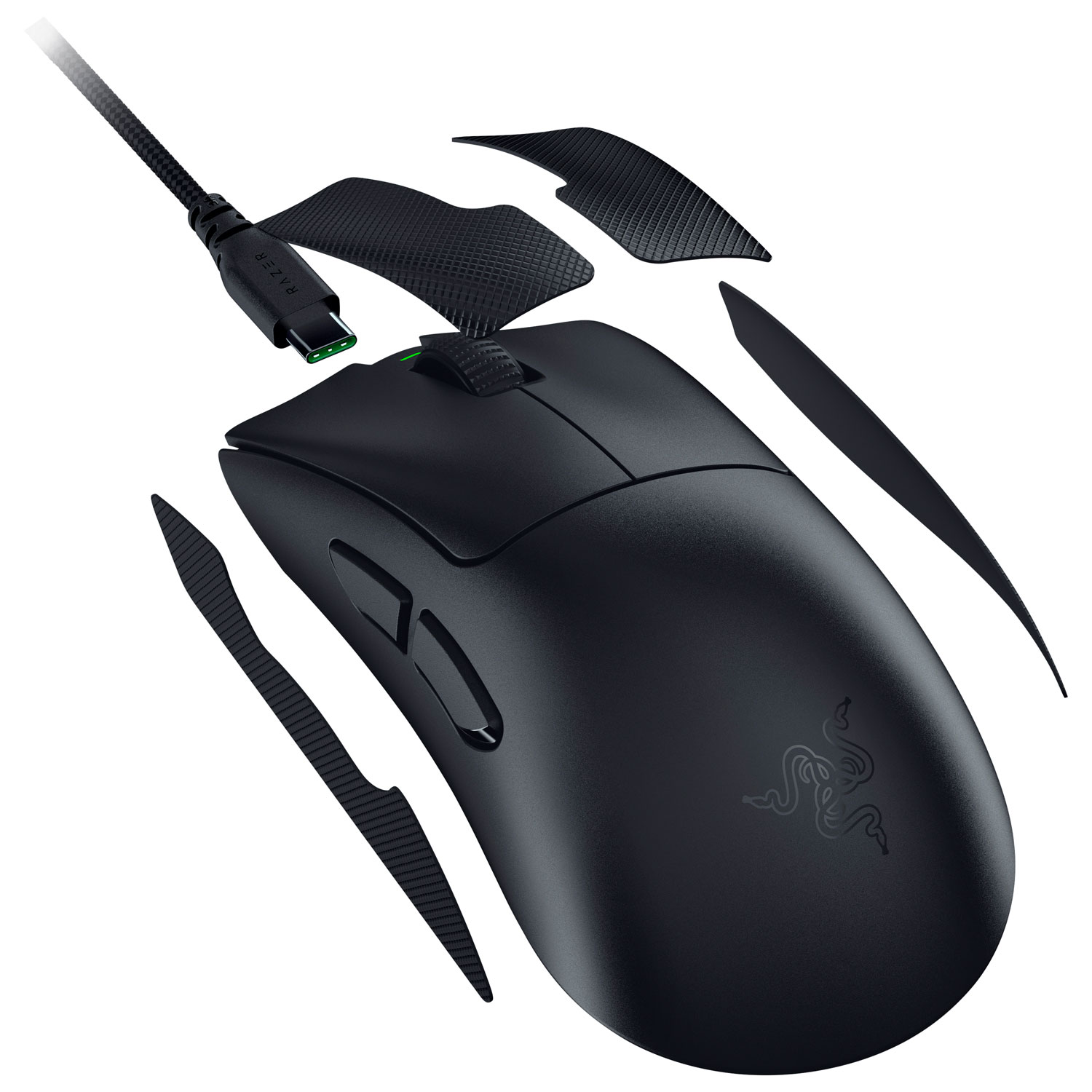 Souris de jeu optique sans fil DeathAdder V4 Pro de Razer - Noir