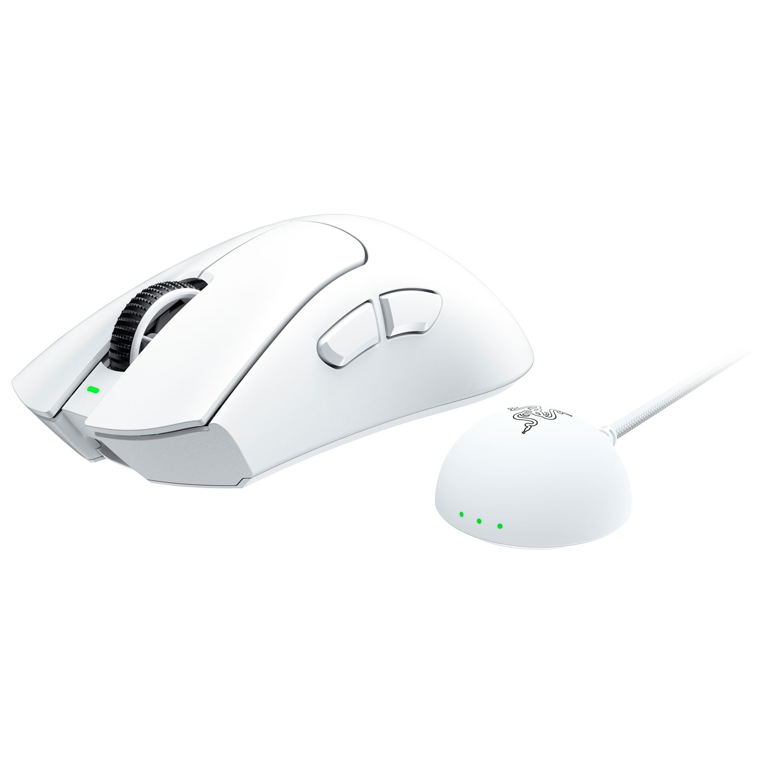 Souris de jeu optique sans fil DeathAdder V4 Pro de Razer - Blanc