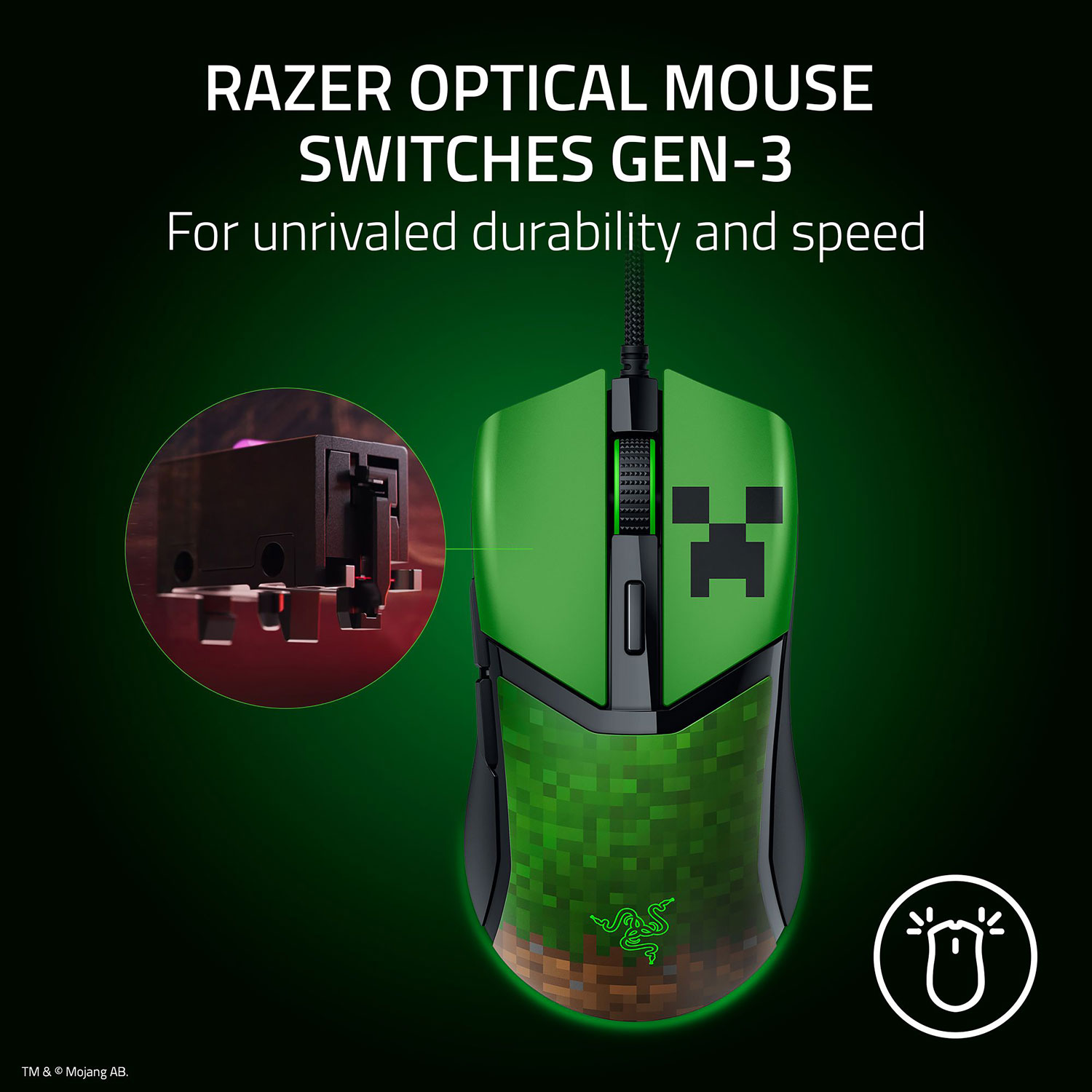 Razer Cobra Minecraft Optical Gaming Mouse