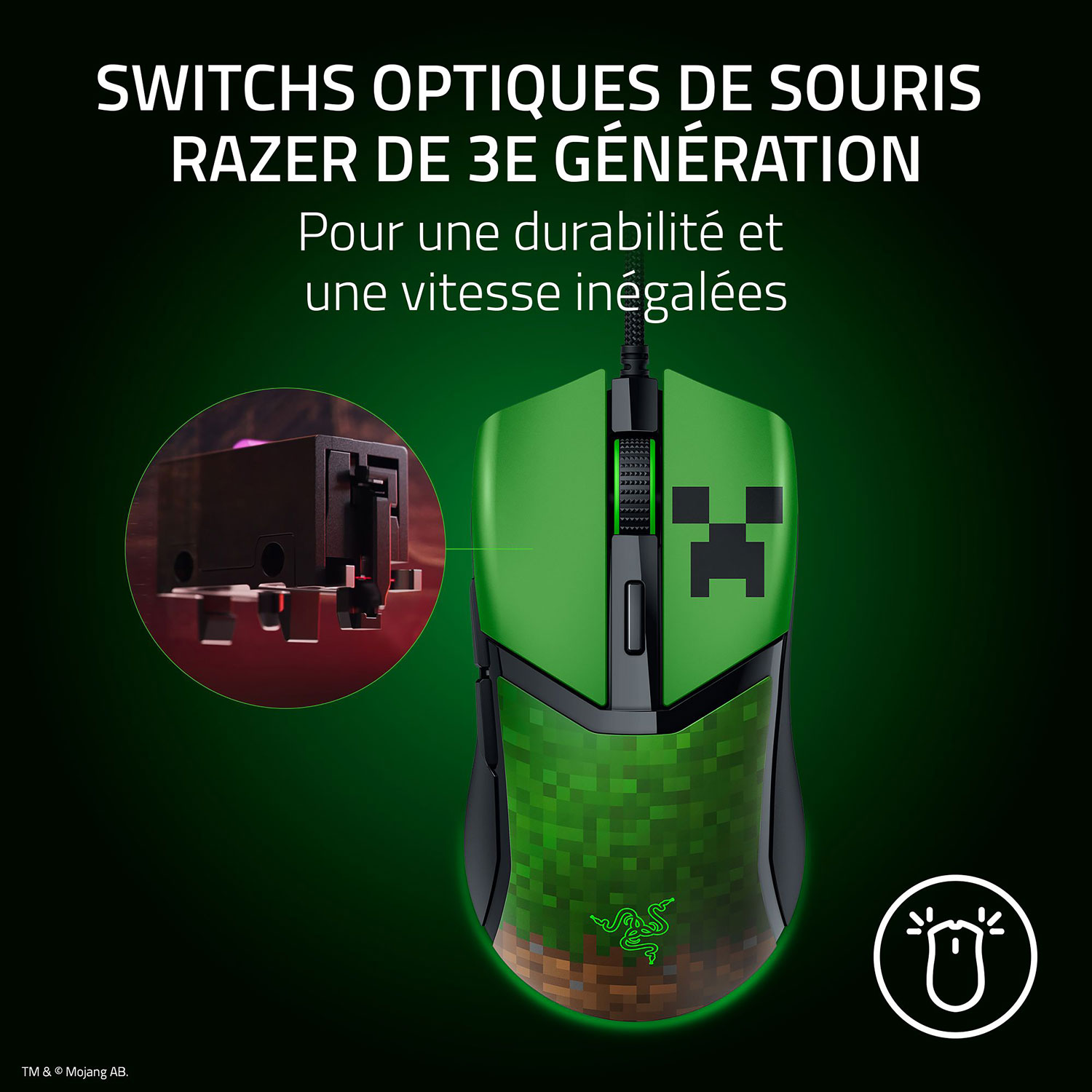 Razer Cobra Minecraft Optical Gaming Mouse