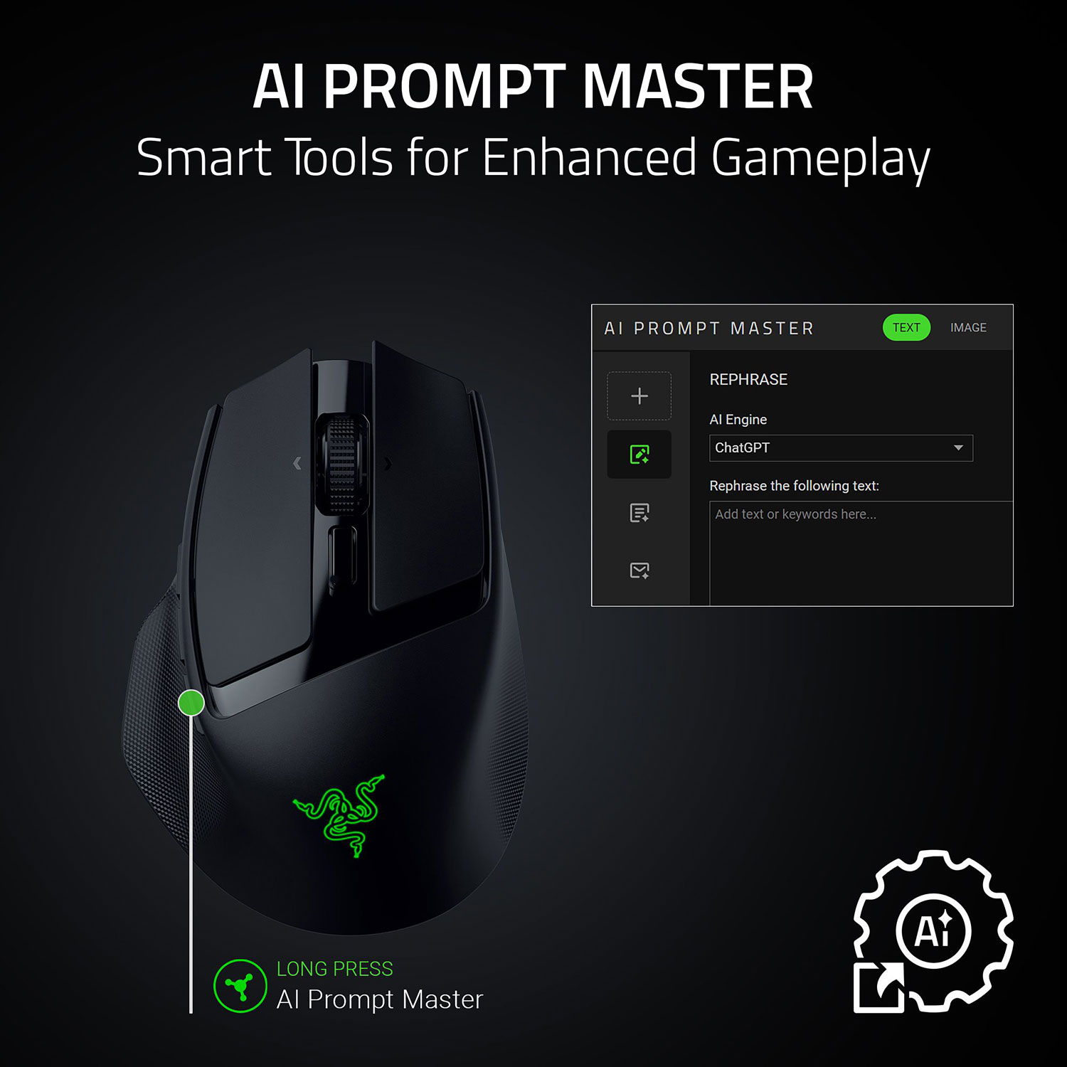 Razer Basilisk Mobile Wireless Gaming Mouse