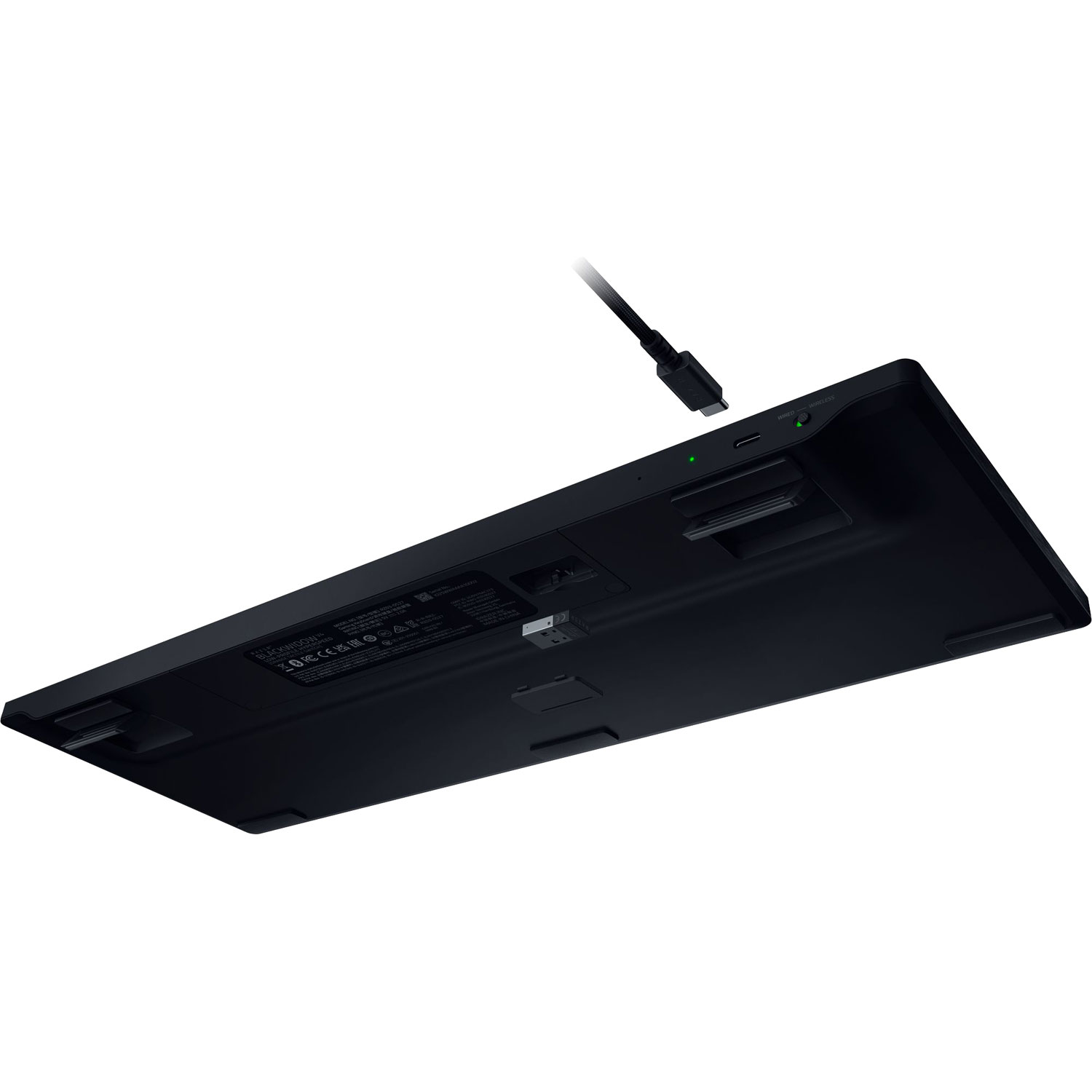 Clavier de jeu pleine grandeur rétroéclairé à touches mécaniques sans fil de Razer