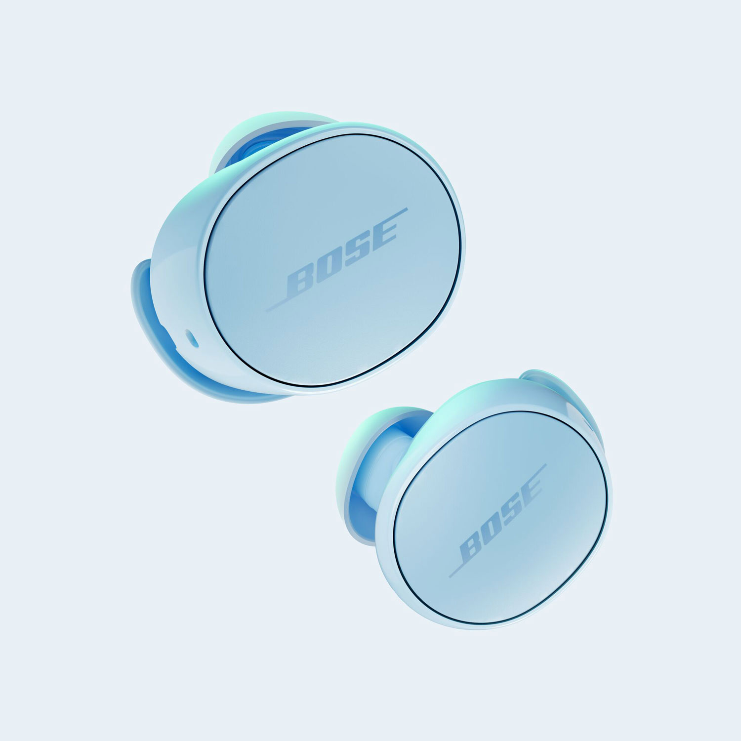 Écouteurs boutons Bluetooth à suppression du bruit QuietComfort de Bose - Bleu glacier
