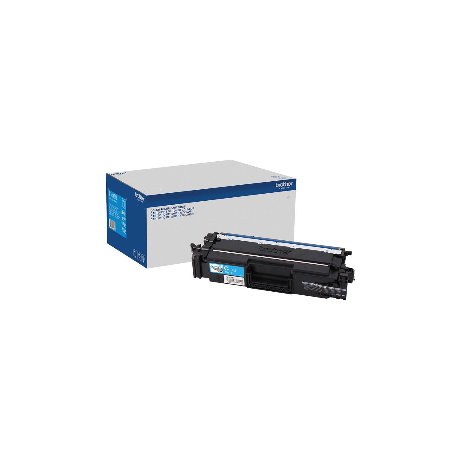 CARTOUCHE D'ENCRE EN POUDRE CYAN AUTHENTIQUE TN810C STANDARD-YIELD DE BROTHER EXPÉDITION SANS FRAIS