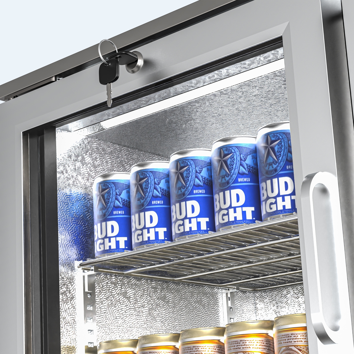 Coolak 36 inch 7.4 cu.ft Back Bar Cooler Commercial Under Counter Beverage Refrigerator-Freestanding/built in